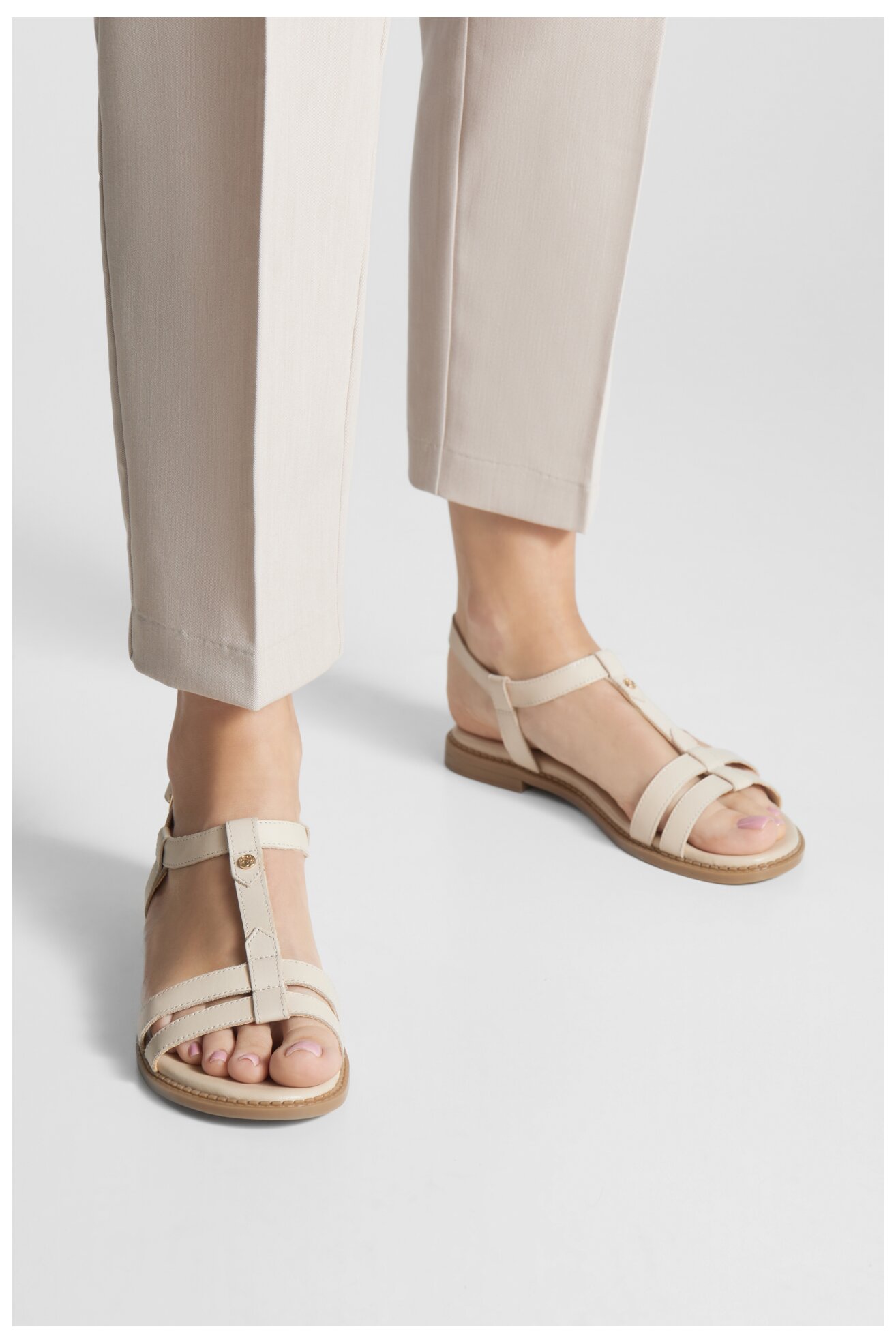 Sandały Lasocki EST-AFIONA-10 Beżowy