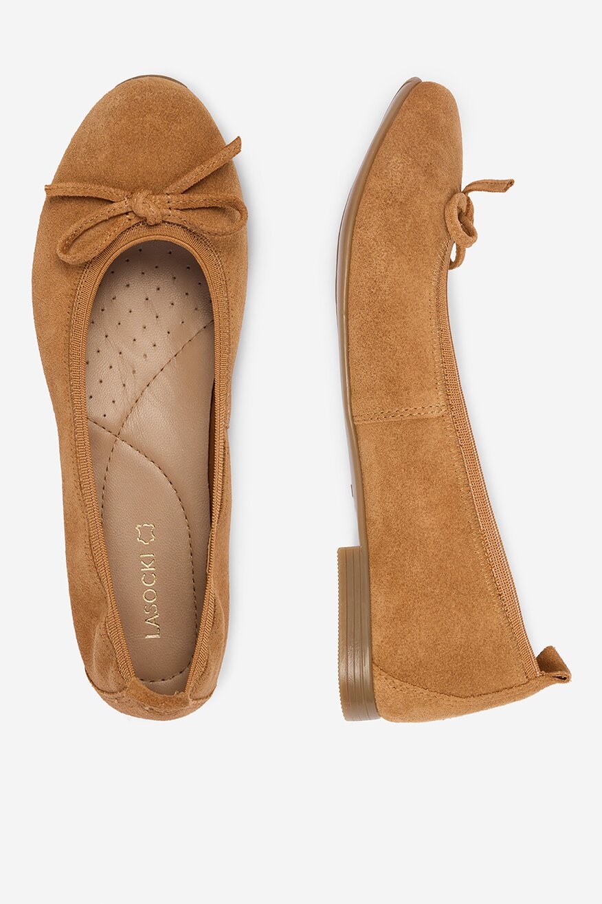 
                Lasocki - Baleriny skórzane - 5906751860748