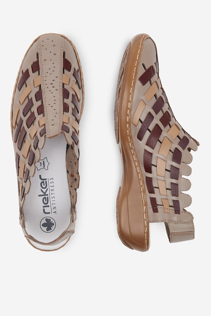 
                Rieker - Sandały skórzane - 2230078394024