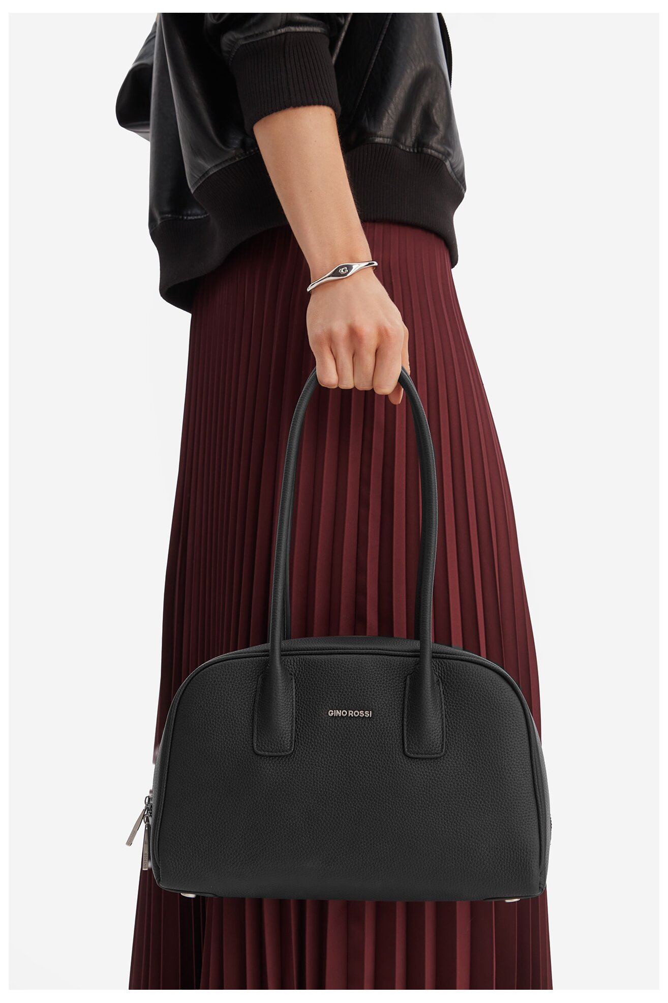 Сумка З Ремінцем Gino Rossi EO-LA-321-1050 ЧОРНИЙ