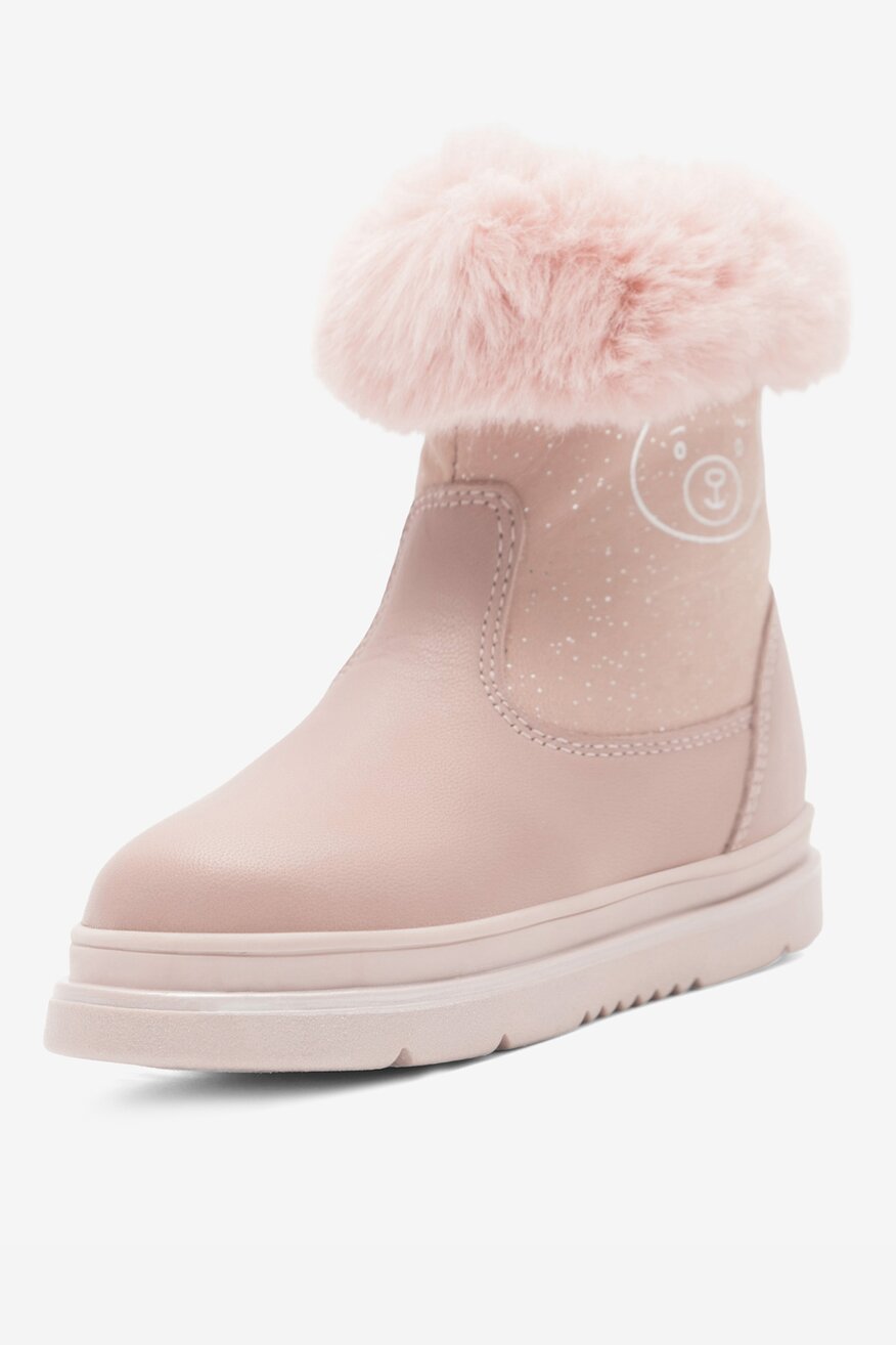 Lasocki Kids - Kozaki skórzane ocieplane - 5905588135531