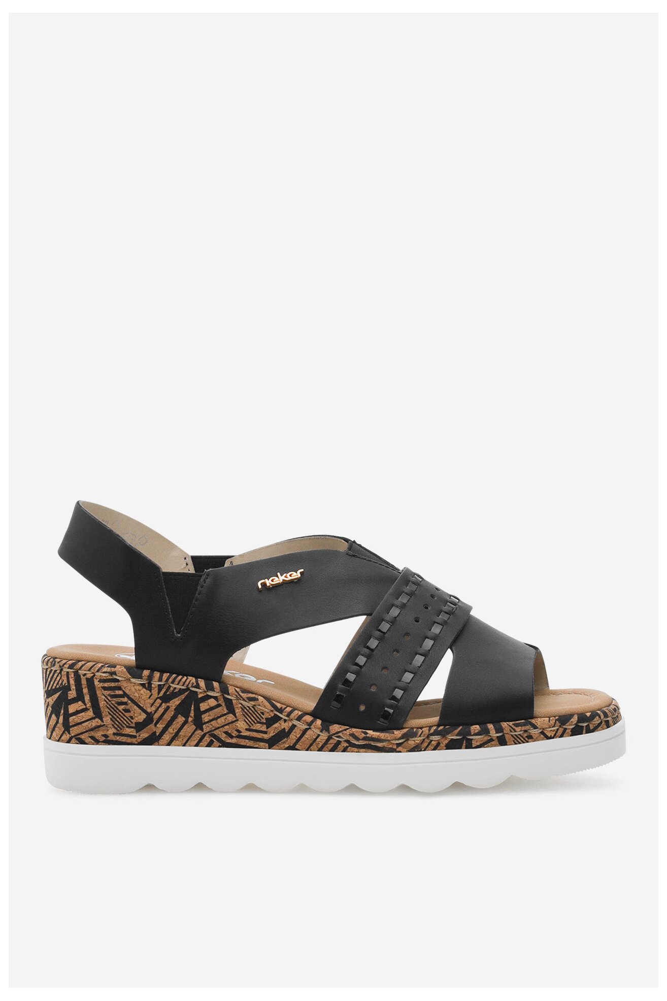 Sandały Rieker 67179-00 Czarny