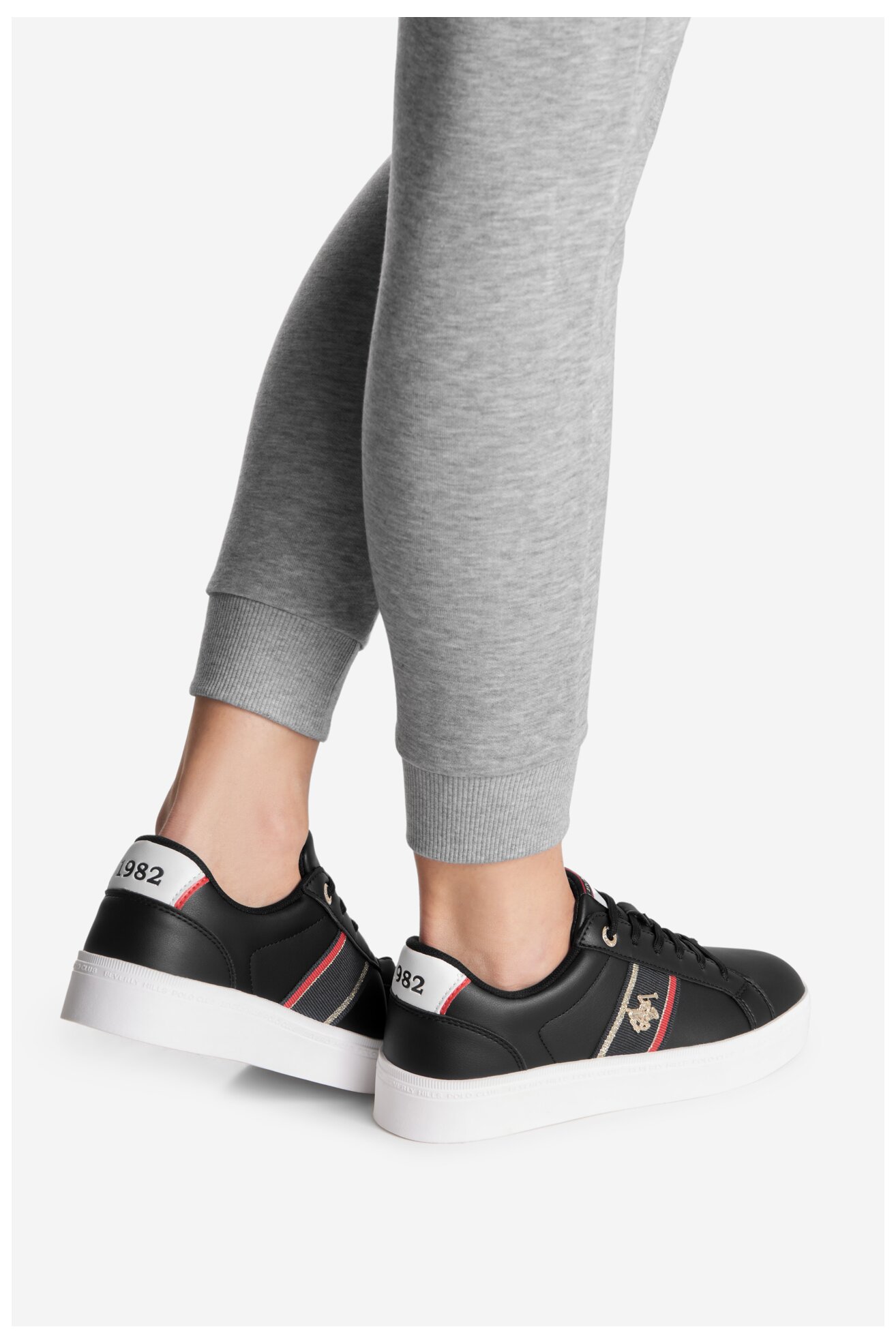 Pantofi pânză Beverly Hills Polo Club V12-722 NEGRU