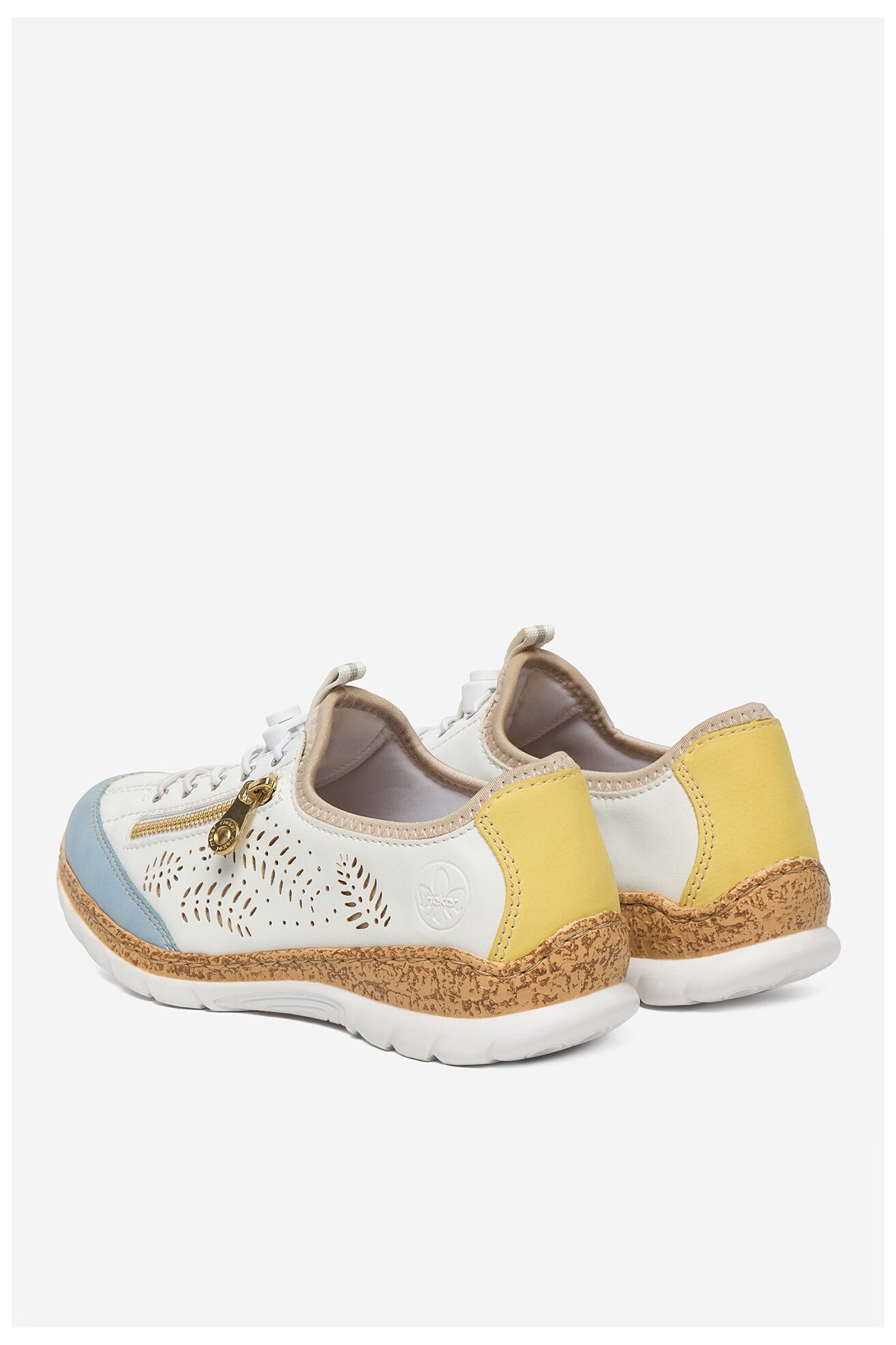 Половинки обувки Rieker CEO-N42K6-80 БЯЛ