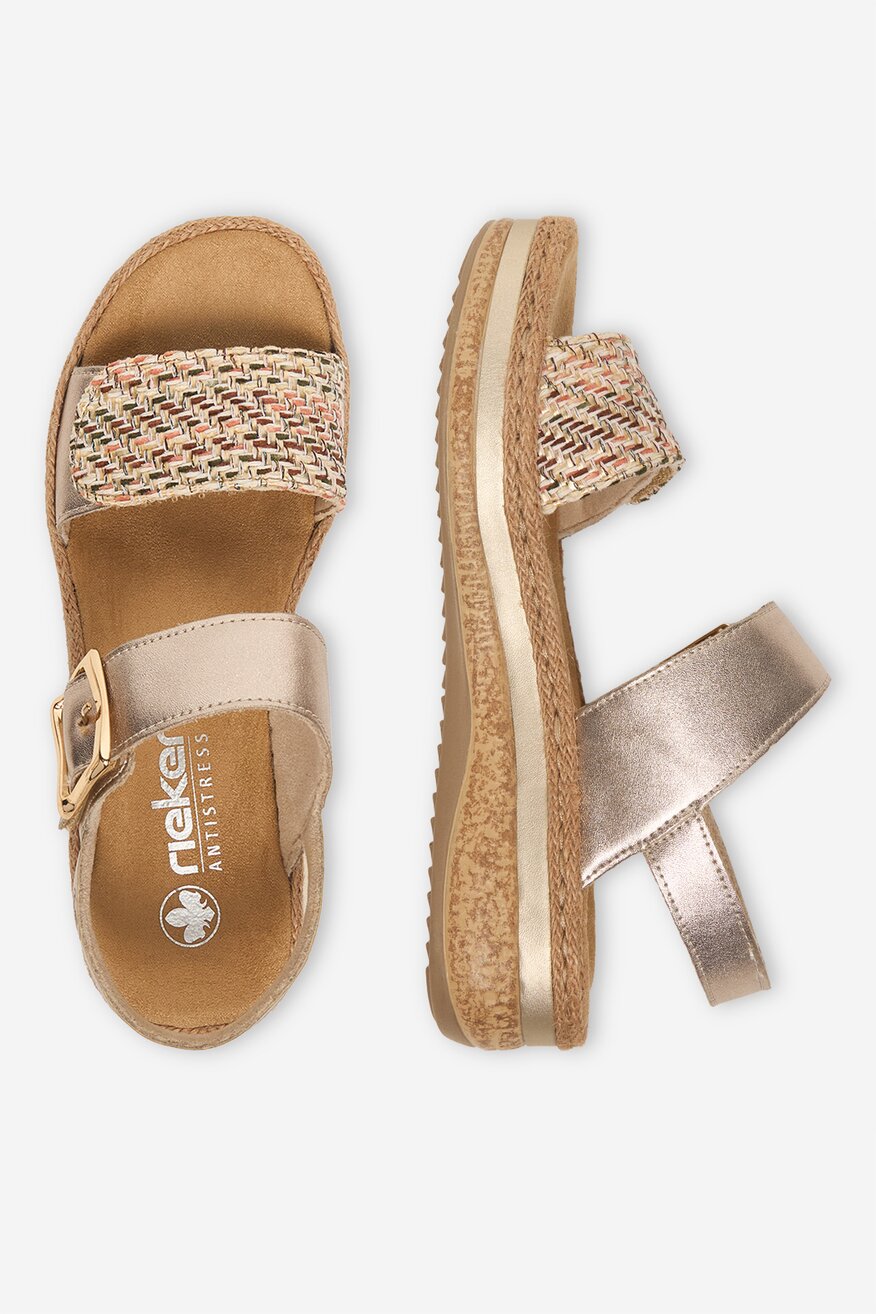 
                Rieker - Sandały skórzane - 5906751766538