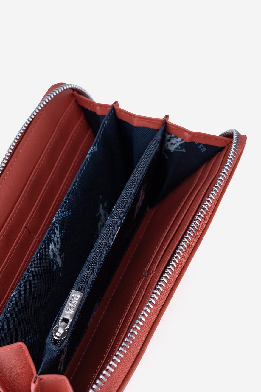 
                Дамски портфейл U.S. POLO ASSN. МЕДЕНОЧЕРВЕН - 5905588990635