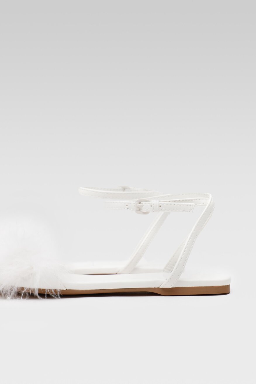 
                Jenny Fairy - Sandały z aplikacją białe - 5904248835408