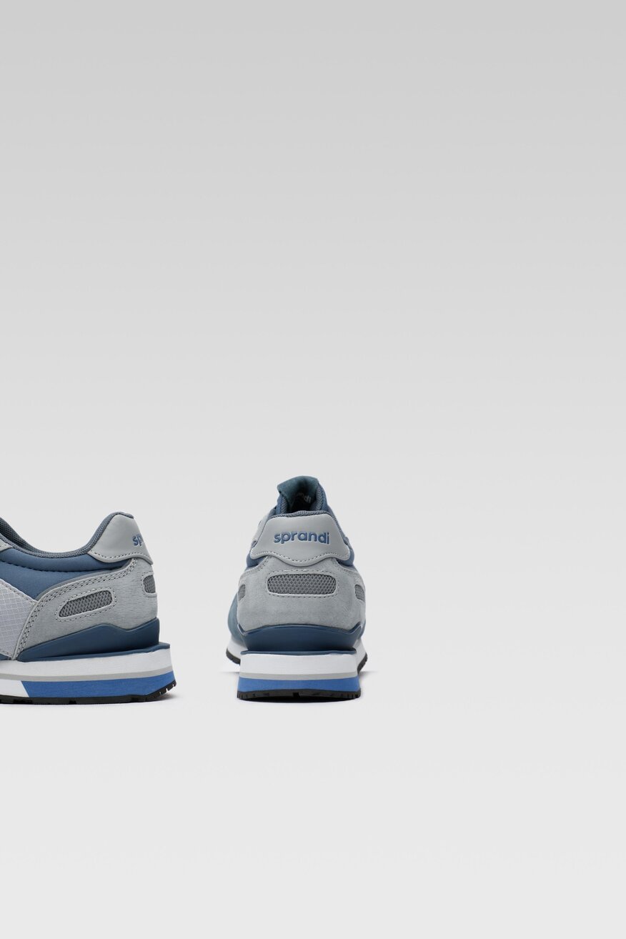 
                Sprandi - Skórzane obuwie sportowe granatowe - 5904862023885