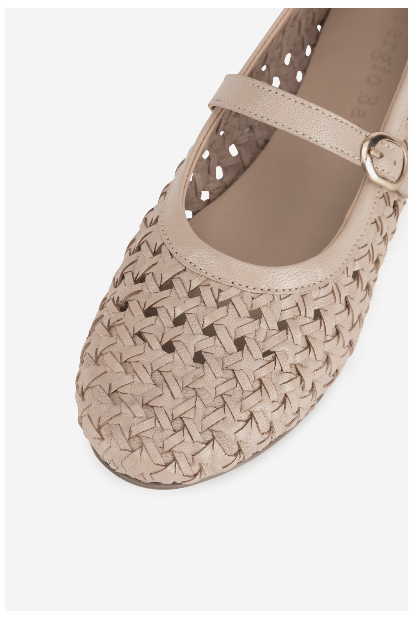 Baleriny Sergio Bardi WI45-F1104-01SB Beżowy jasny