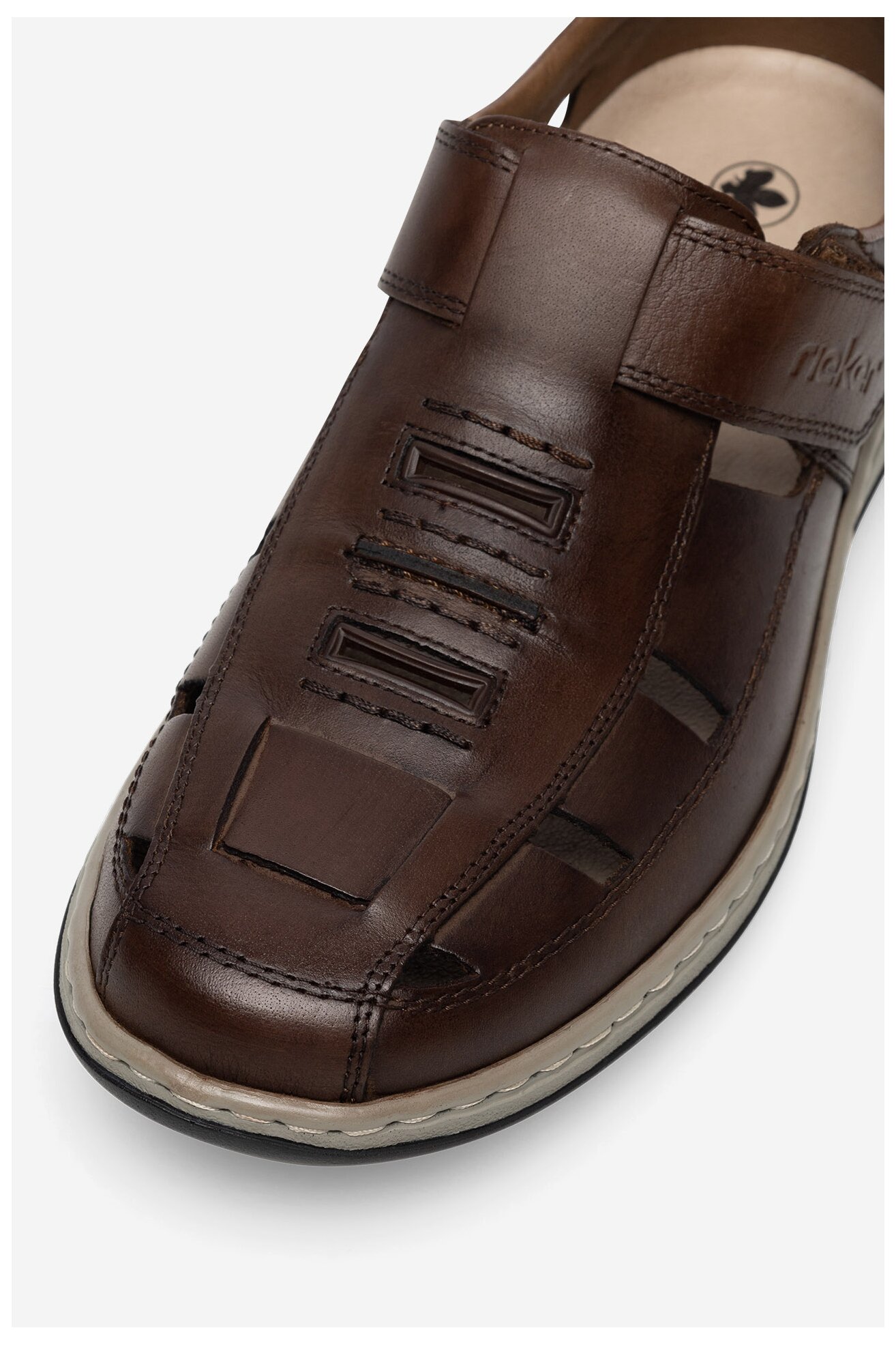 Половинки обувки Rieker 17378-25 КАФЯВ