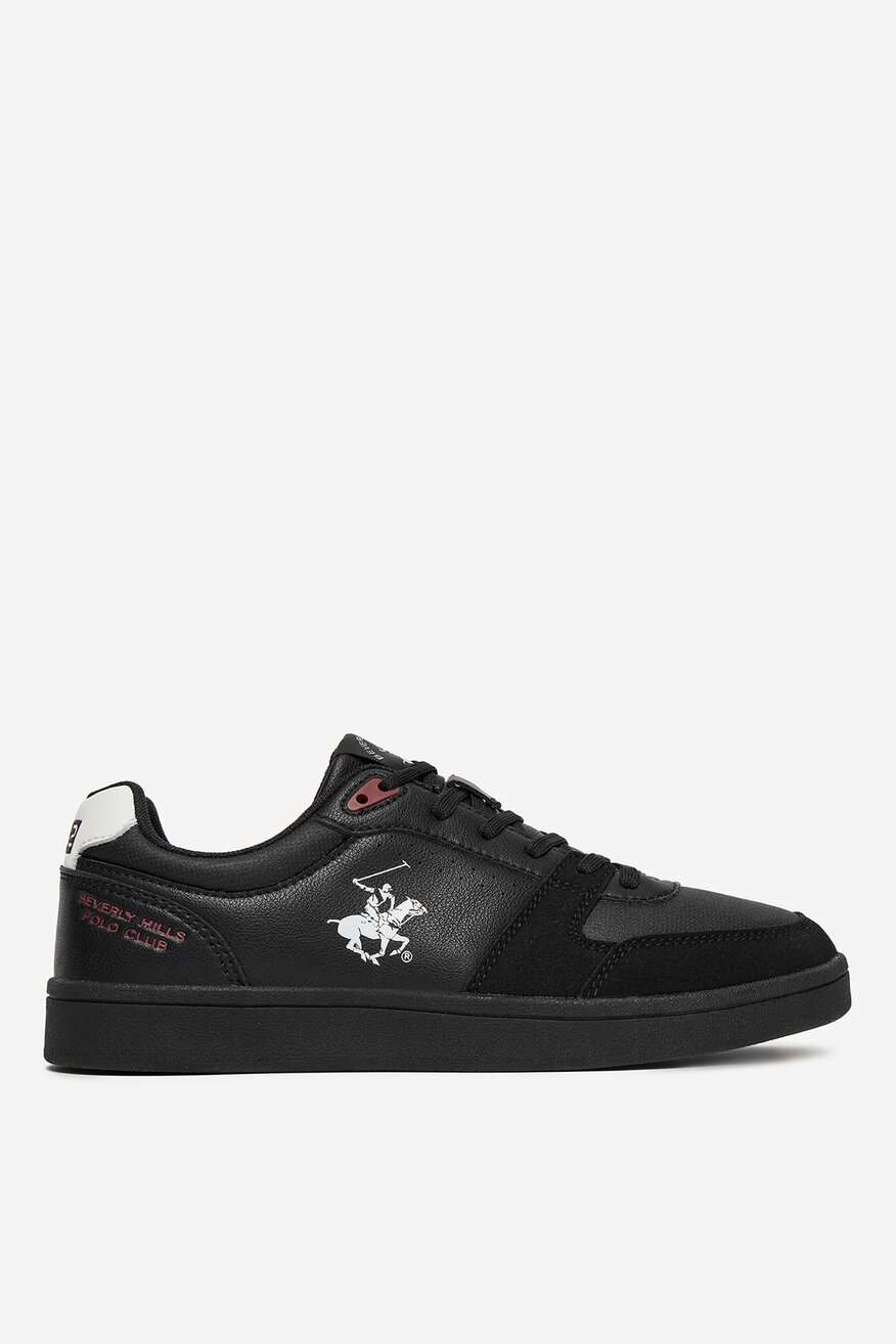Pantofi pânză Beverly Hills Polo Club NEGRU - 5906751383865