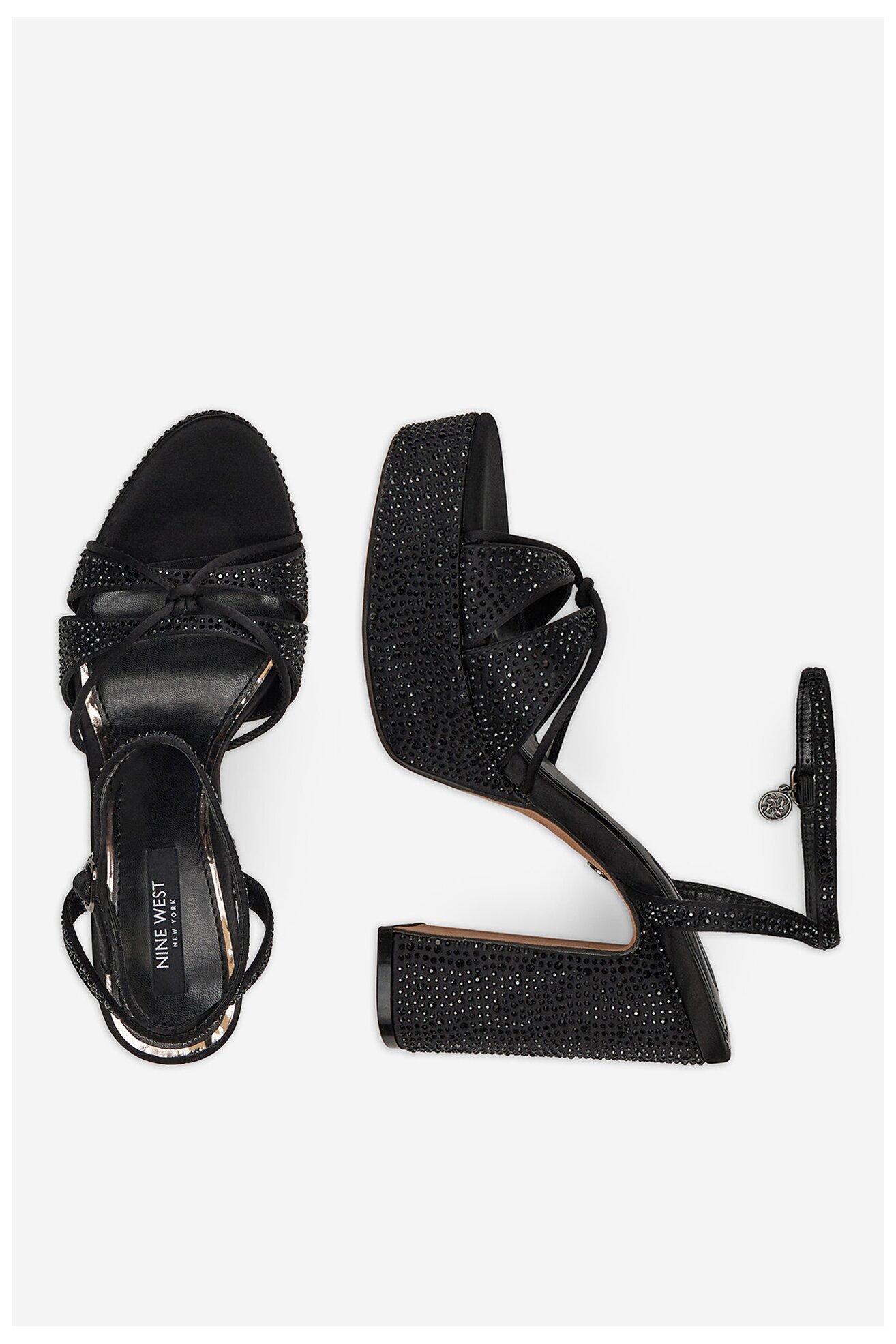 Sandale NINE WEST S3SH005-01A CRNA