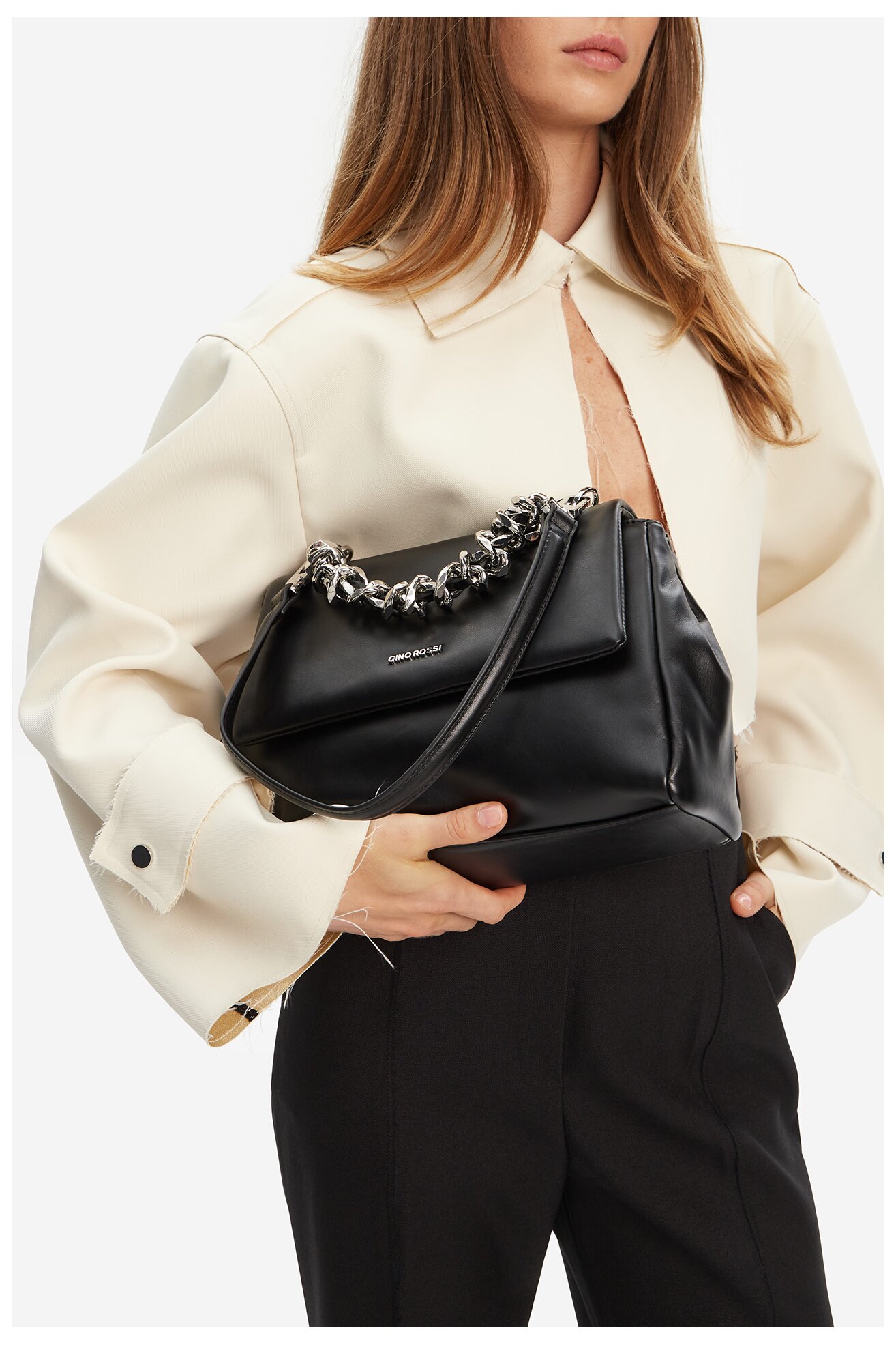 Torba Gino Rossi CEO-LARA-LDA8144A CRNA