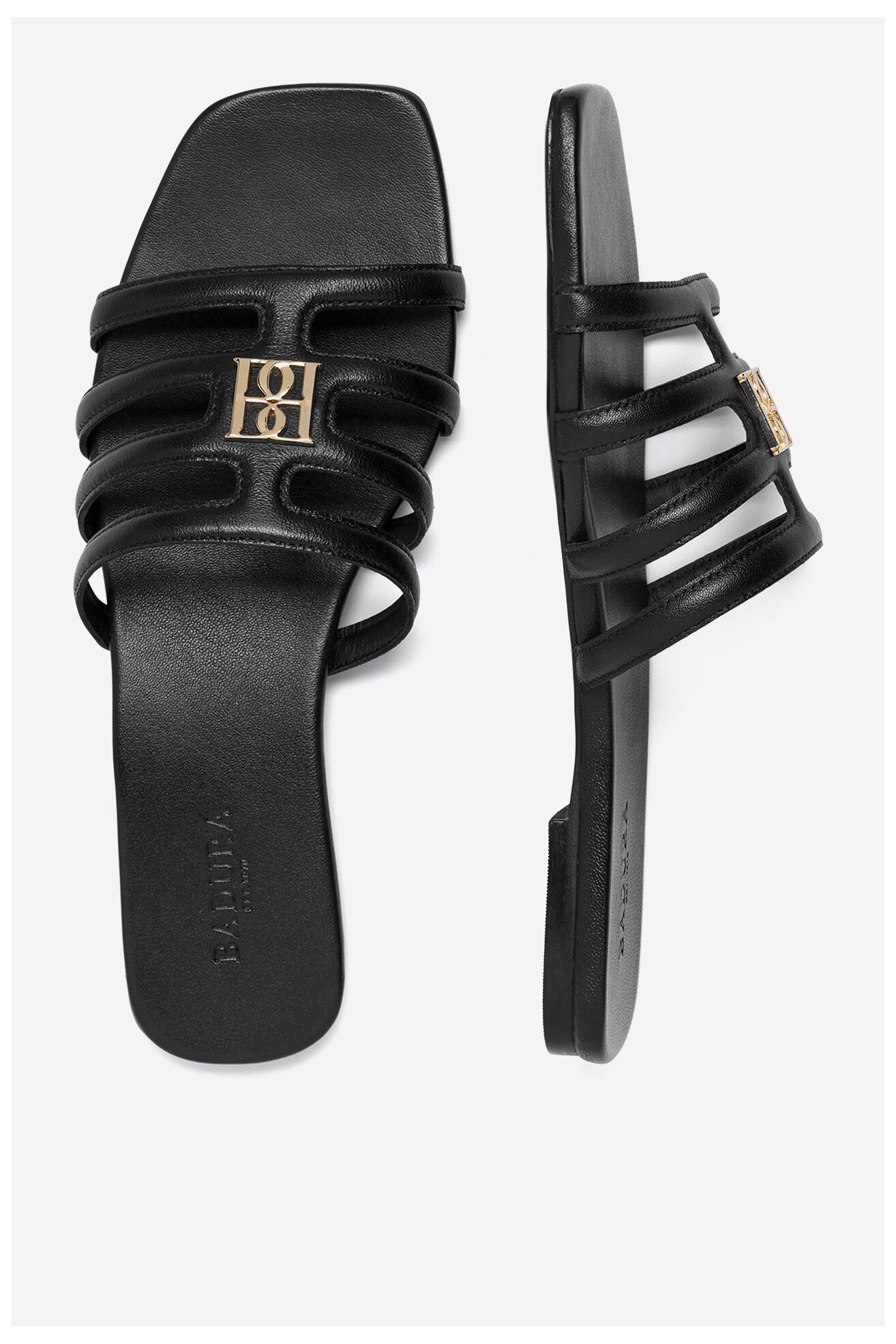 Klapki Badura JEAN-113775 Czarny