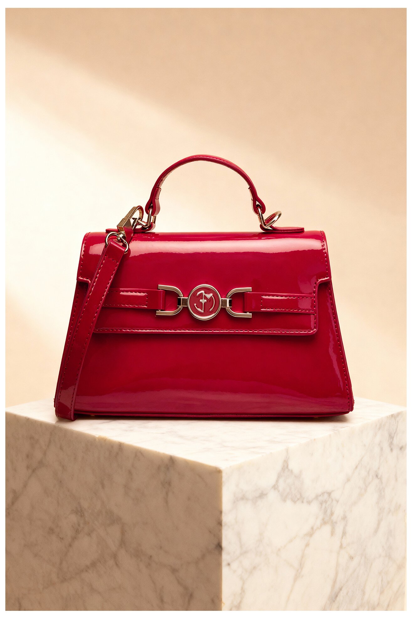 Geantă de mână EVA MINGE EO-AMANI-KY160 ROŞU