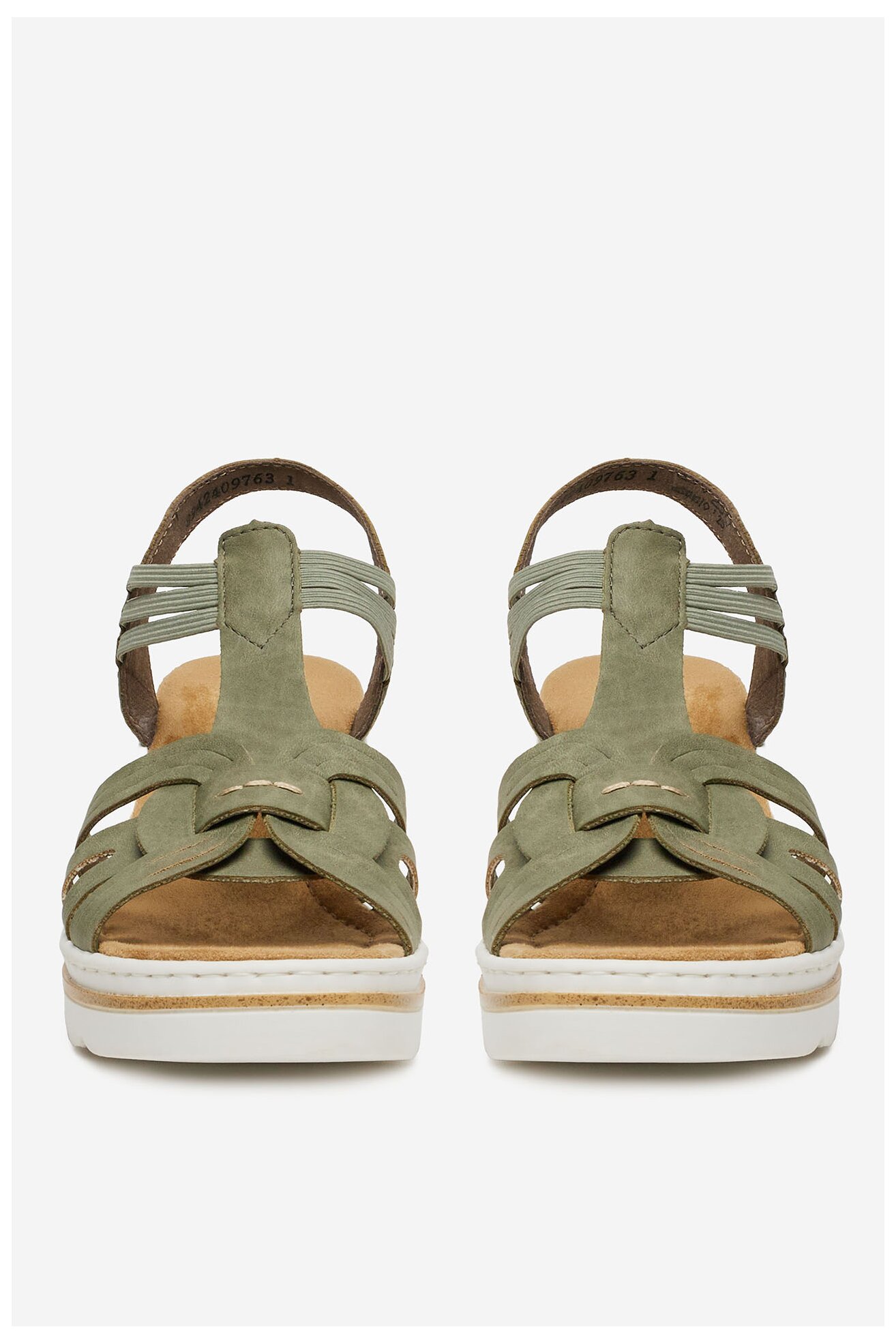 Sandale Rieker 67459-52 VERDE DESCHIS