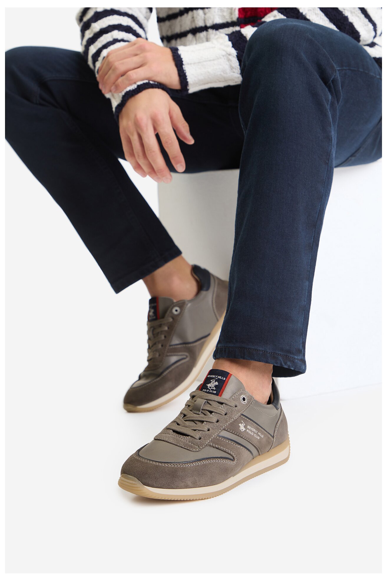 Sneakers Beverly Hills Polo Club EO-SCOTT-12 MI08 Szary