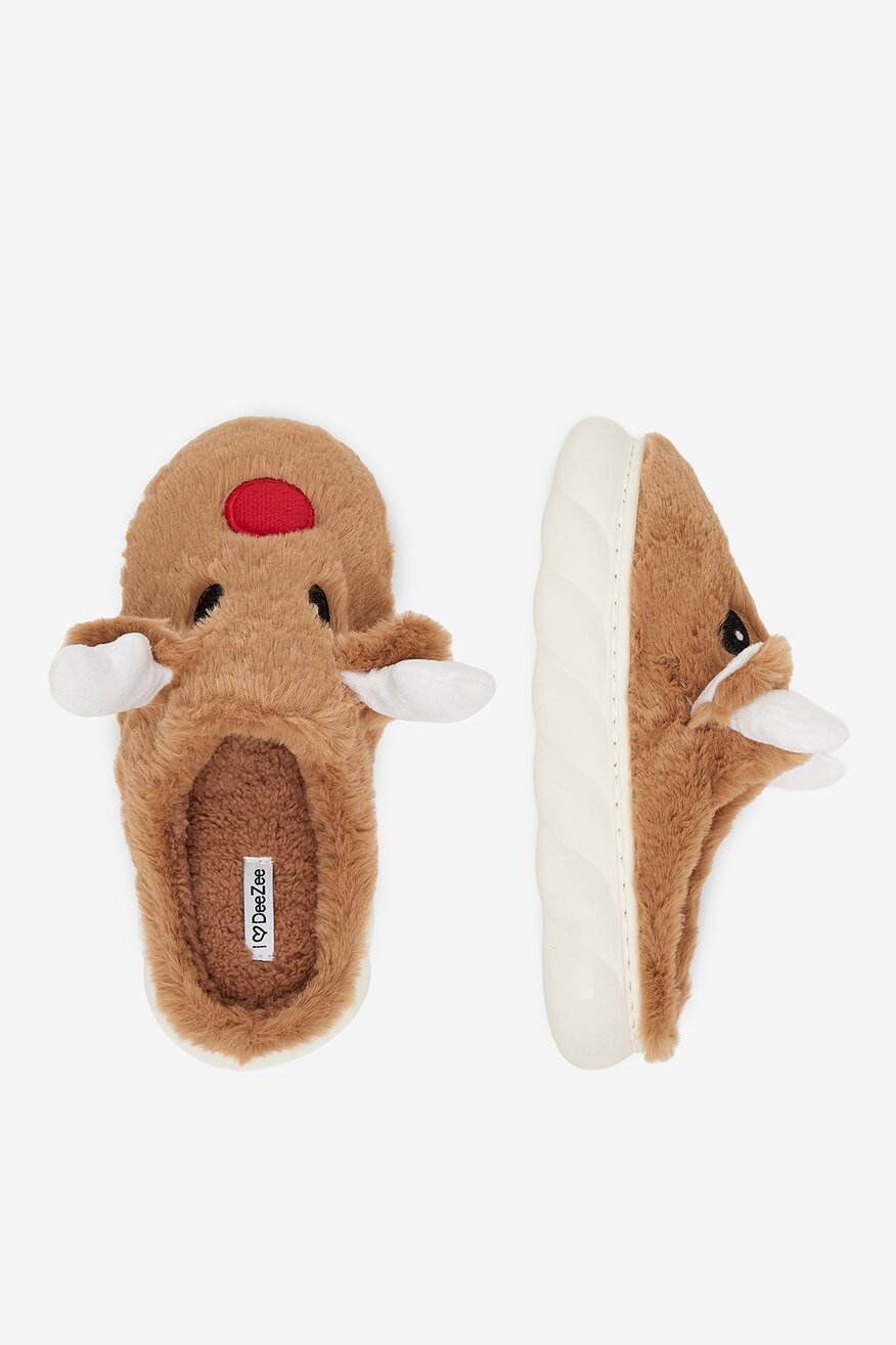 
                DeeZee - Kapcie ocieplane na platformie - 5904410895810