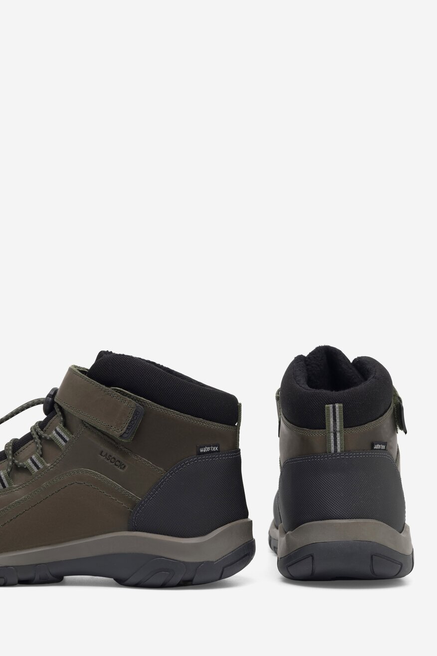 
                Lasocki Young - Trzewiki skórzane ocieplane - 5904862957418