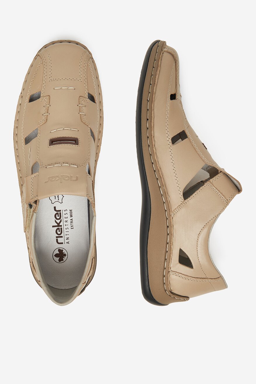 Rieker - Półbuty skórzane - 2230078384780