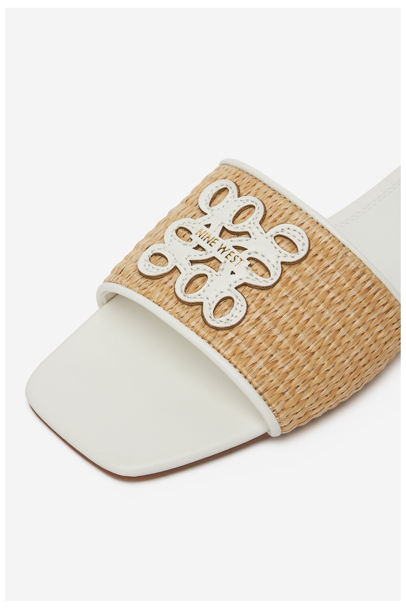 Șlapi NINE WEST SMRL393661 ALB