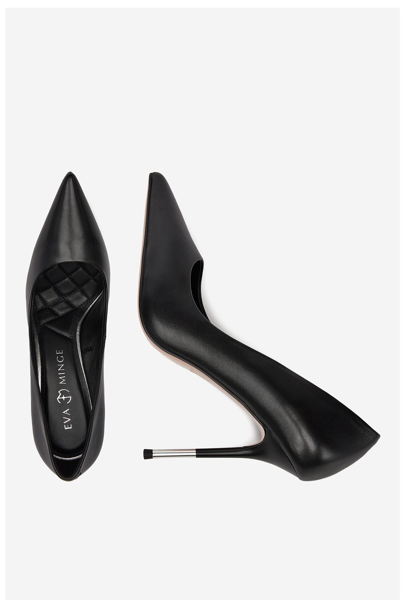 Czółenka EVA MINGE THYME-LT934-35 Czarny