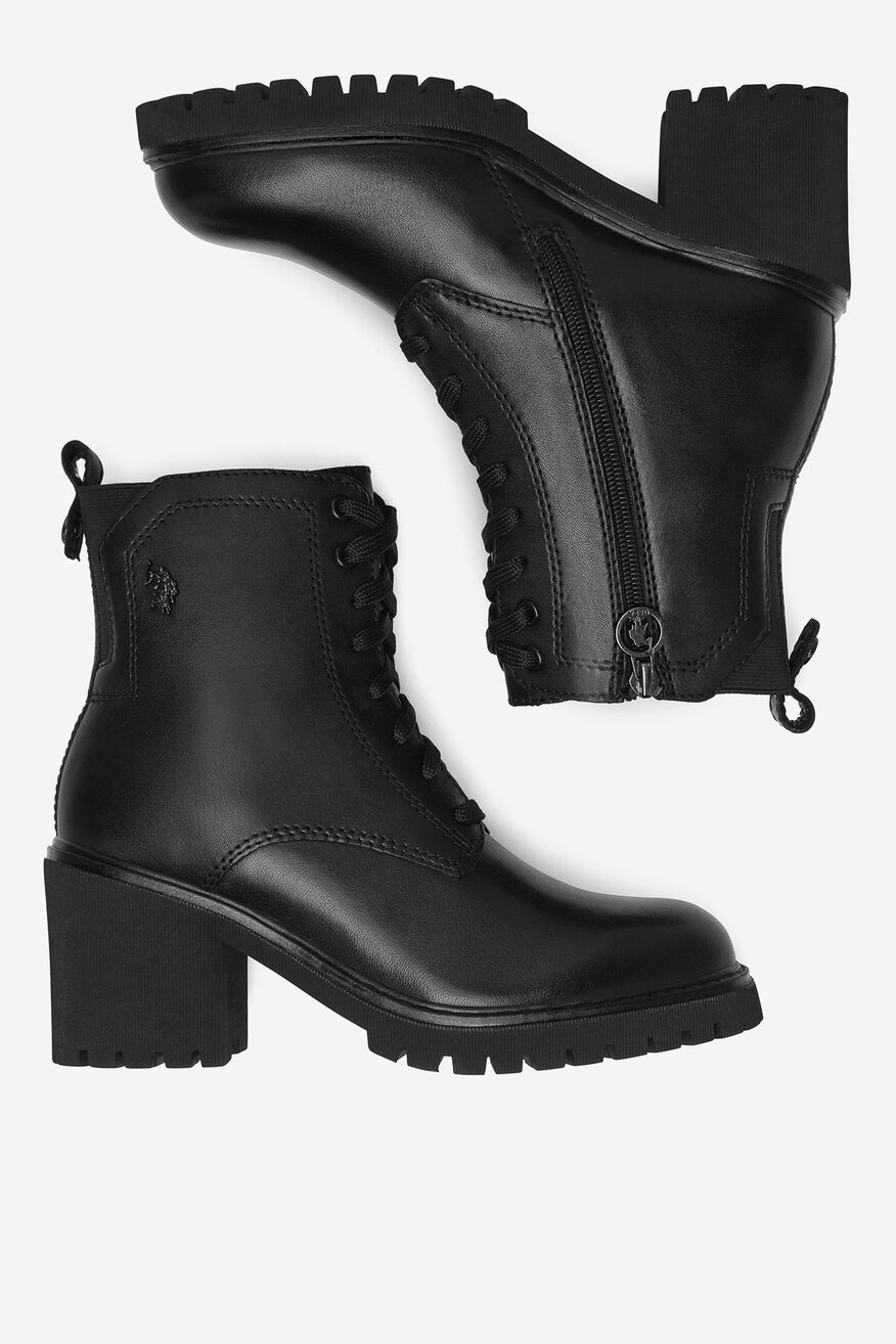 U.S. POLO ASSN. - Trzewiki skórzane ocieplane - 5903419556579