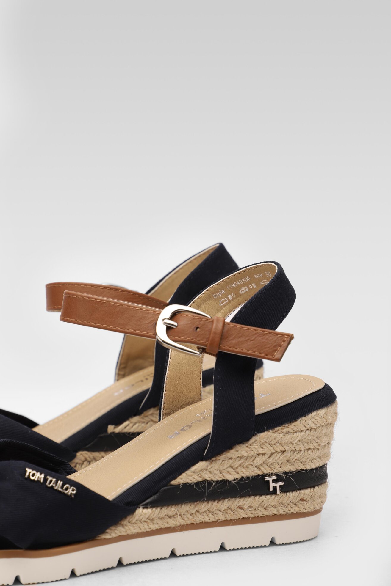 Sandały Tom Tailor 119040300 Granatowy