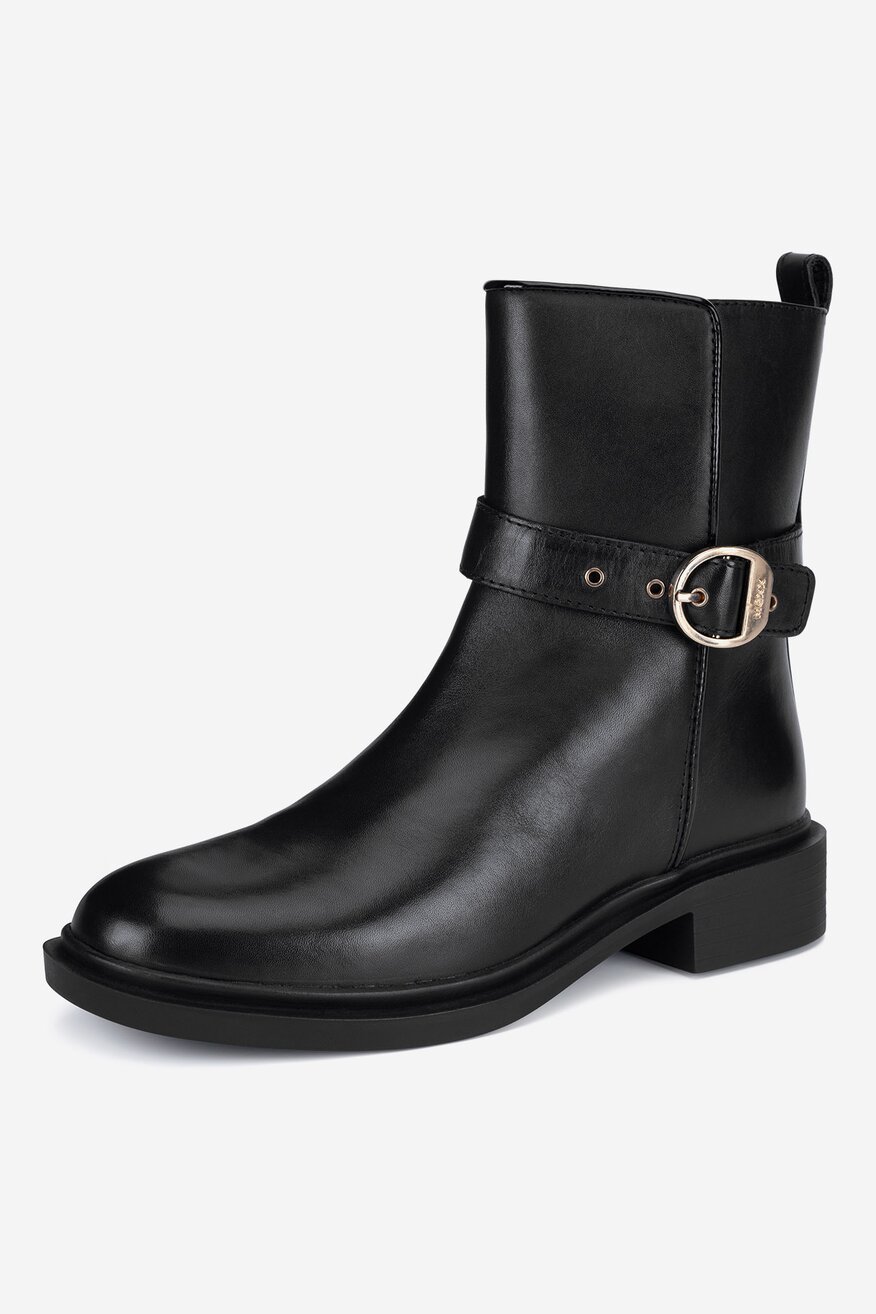 Mexx - Botki skórzane - 5905588995326