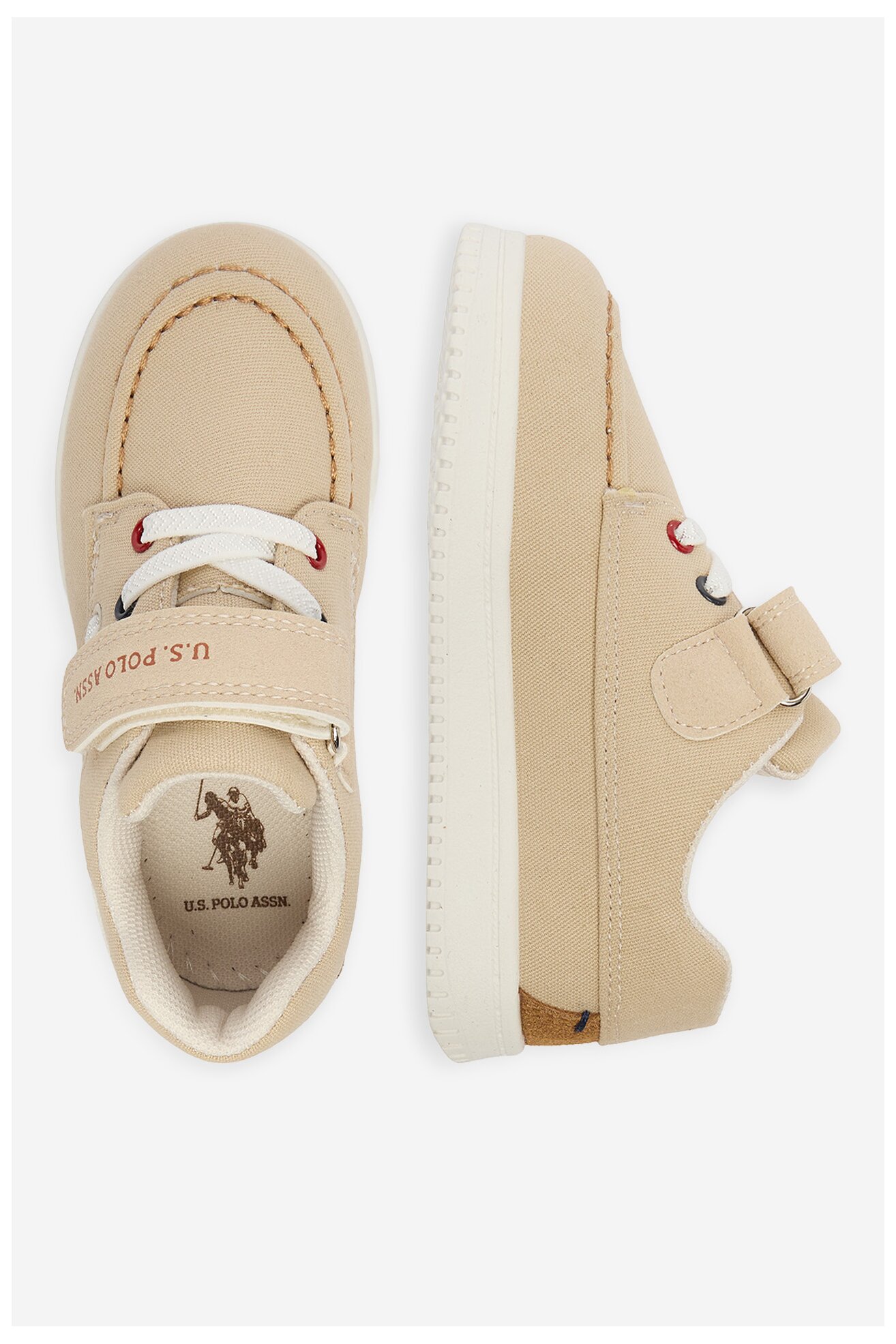 Mokasyn U.S. POLO ASSN. EO-MICHAL001K/6CY1 Beżowy