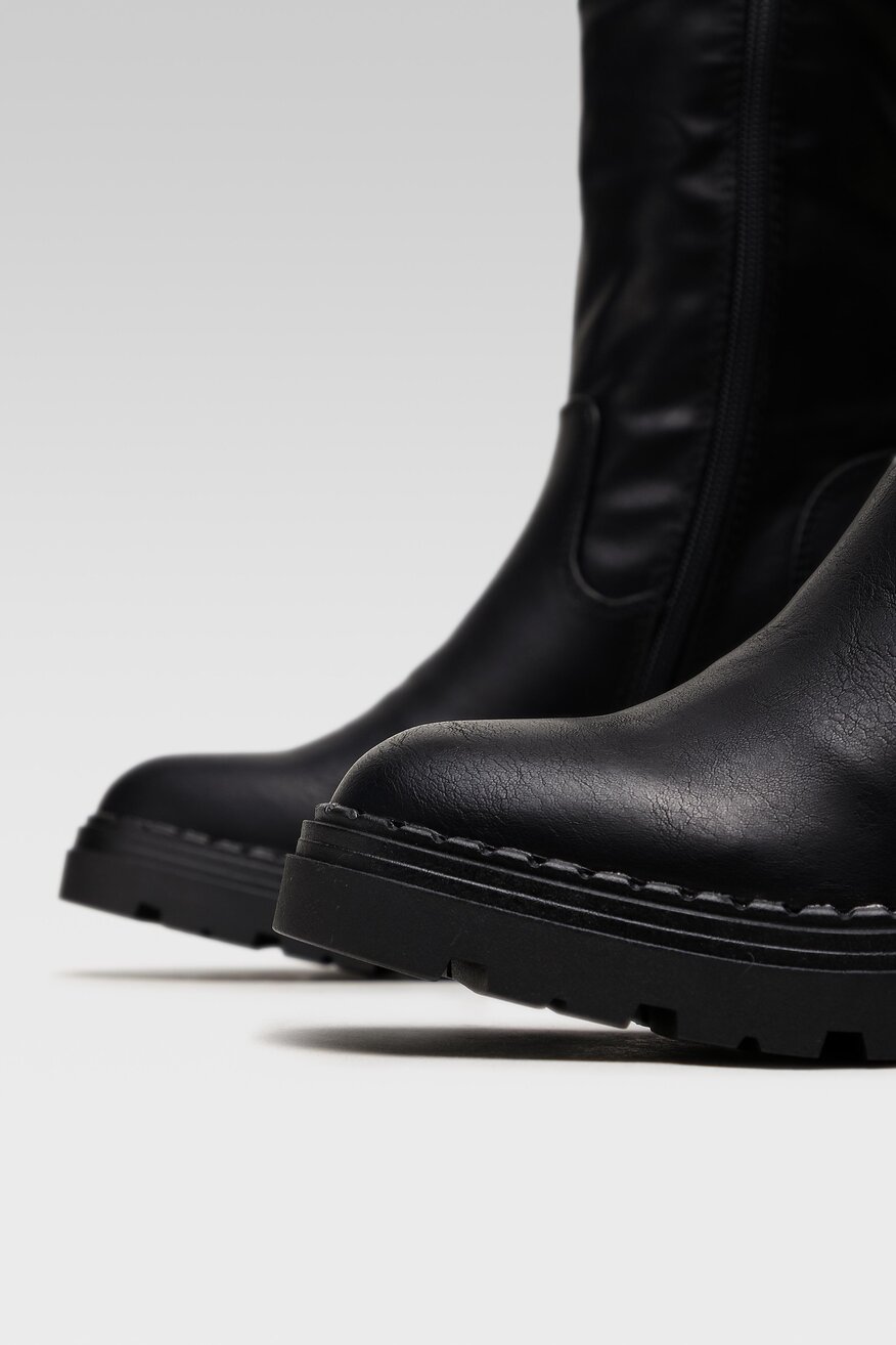 
                Jenny Fairy - Kozaki czarne z suwakiem - 5904248100469