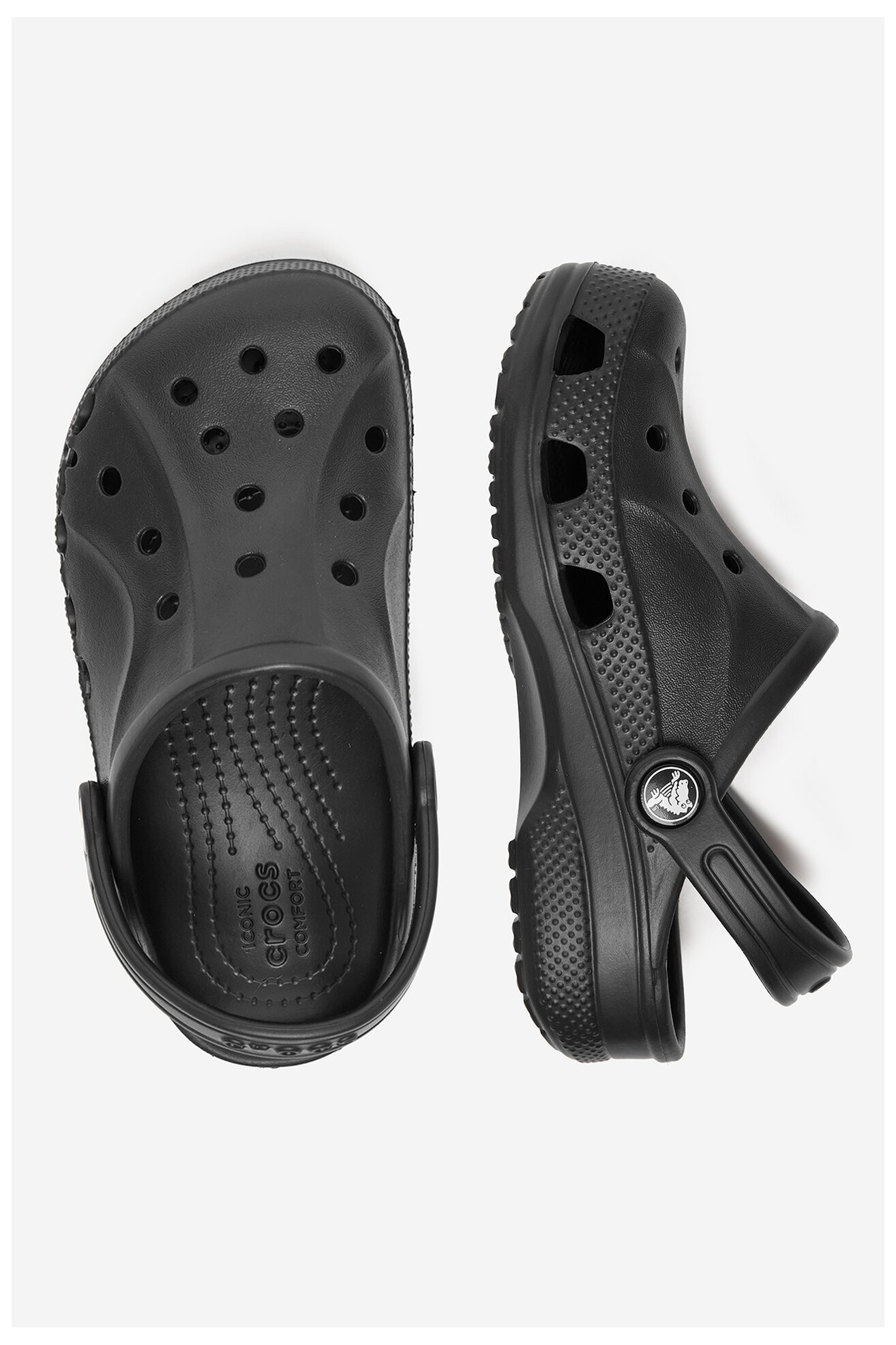 Klapki basenowe Crocs C-BAYA CLOG K 207013-001 Czarny