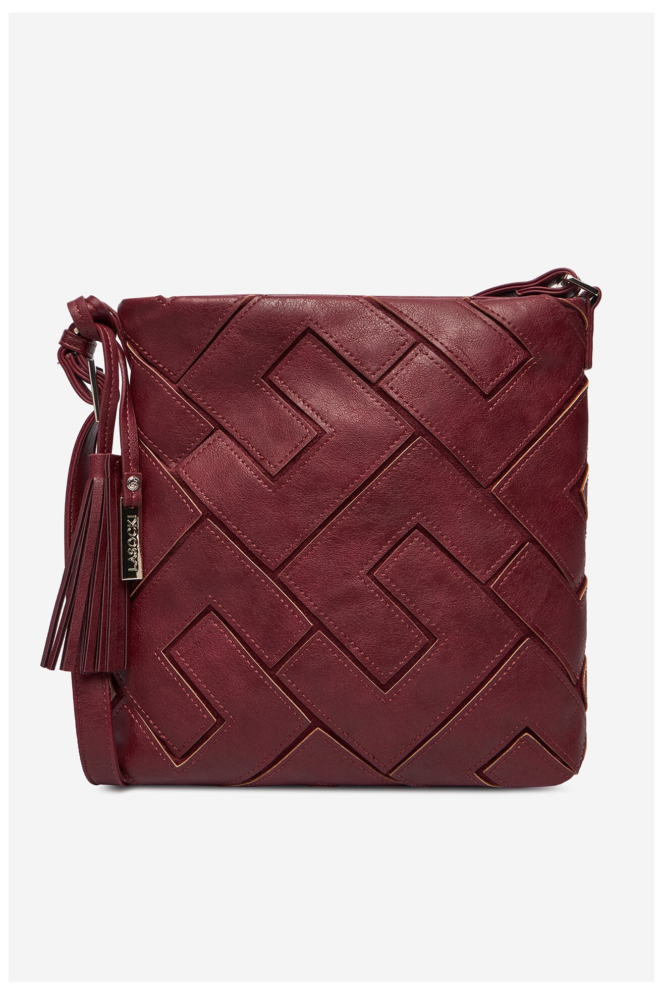 Kézitáska Lasocki C-MLP-E-024-05 BORDÓ