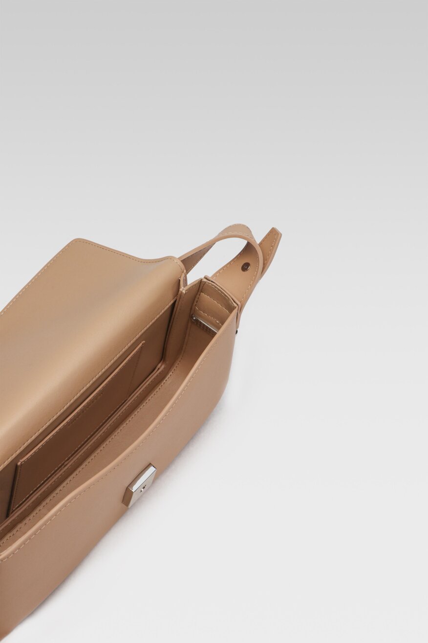 Gino Rossi - Torebka skórzana beżowa - 5903698604718