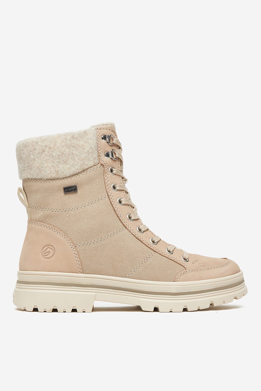 Remonte - Trzewiki zamszowe ocieplane - 2230085562126