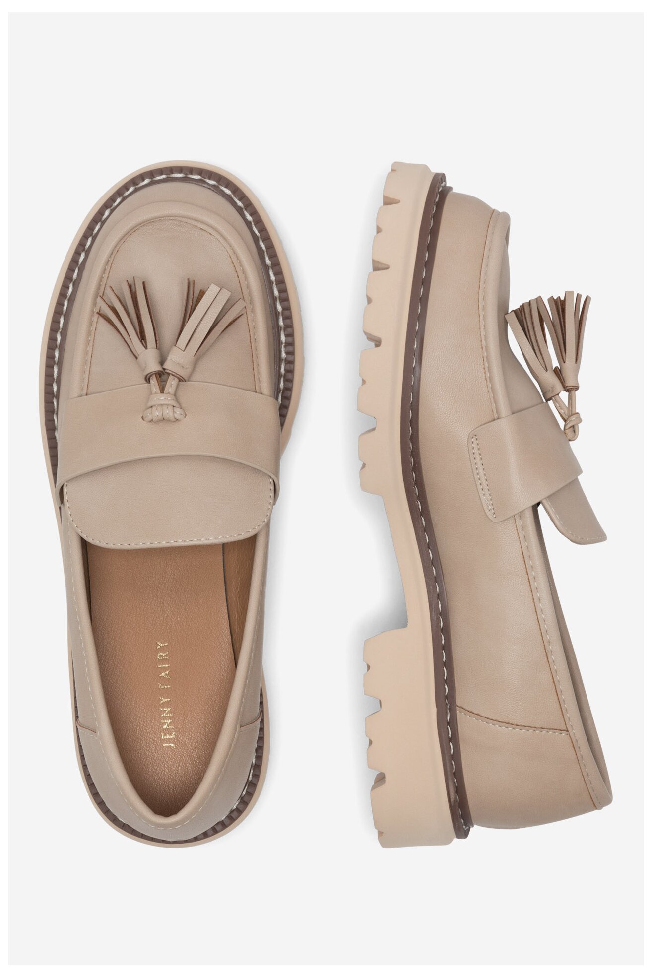 Mokasyn Jenny Fairy ERNNA WYL3628-1 Beżowy