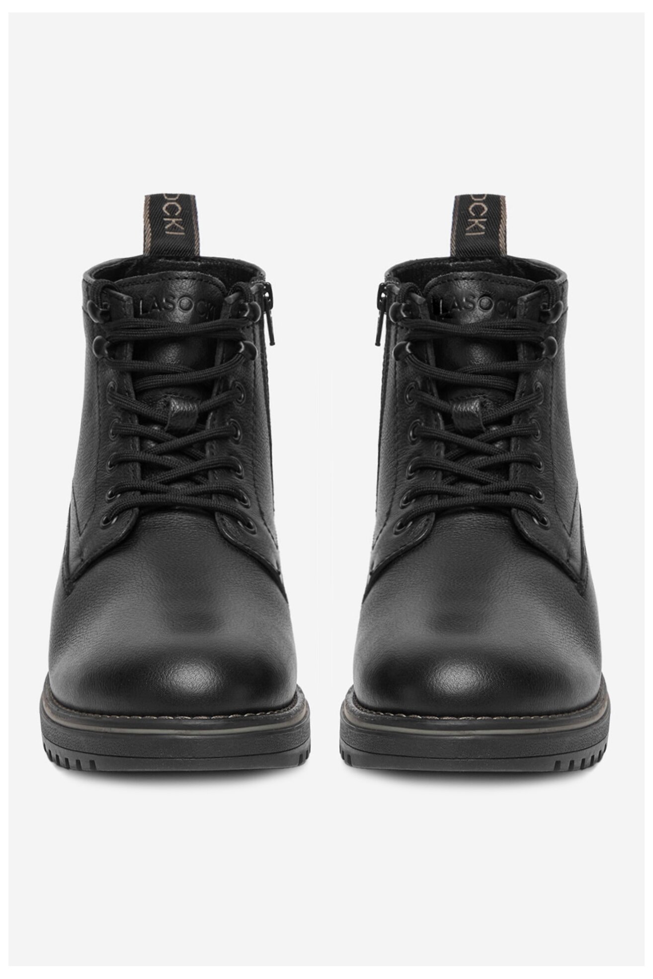 Šněrovací vyšší obuv Lasocki CEO-CAMARO-04 MI24 ČERNÁ