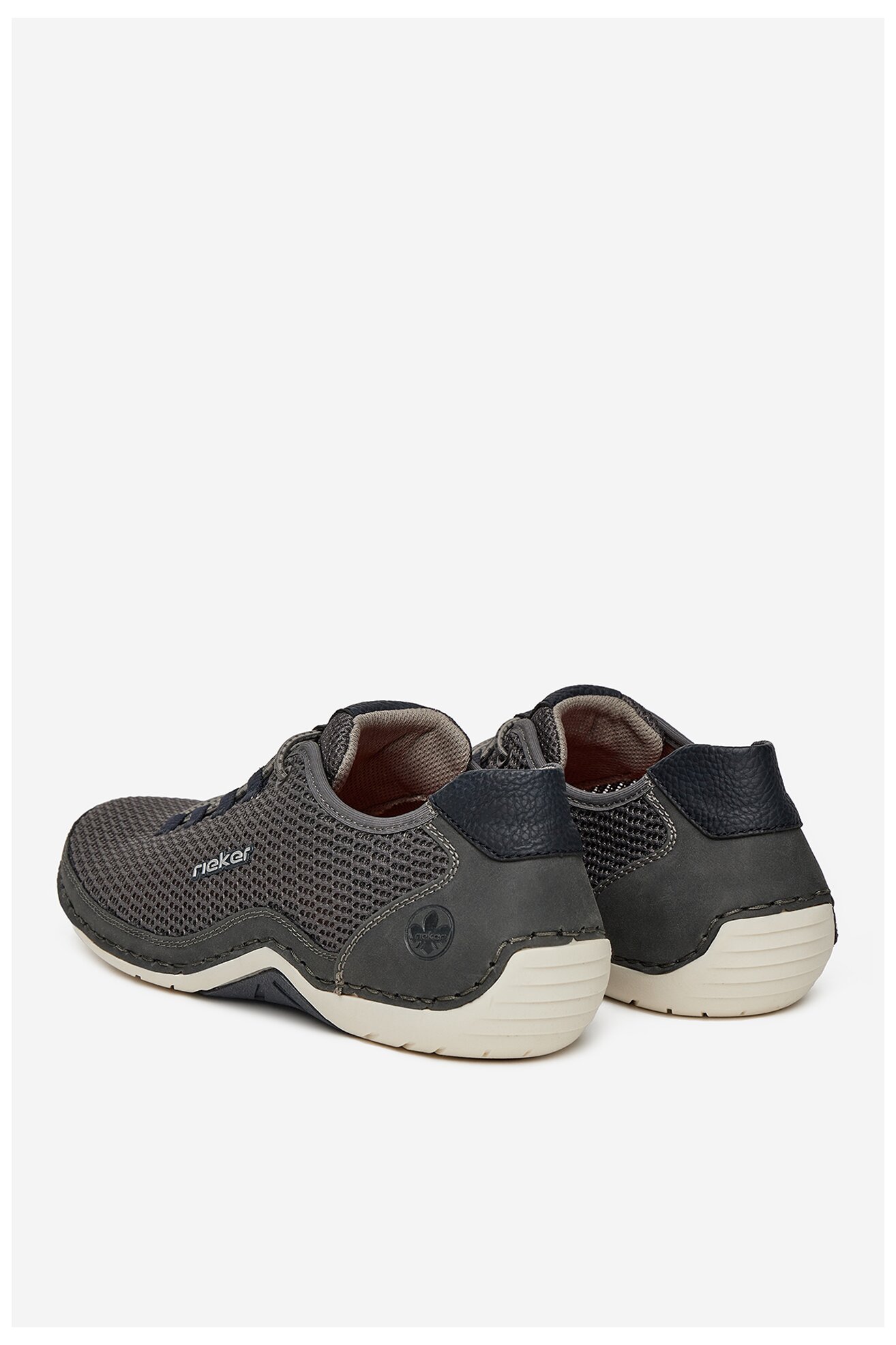 Sneakerși Rieker 07555-45 GRI ÎNCHIS
