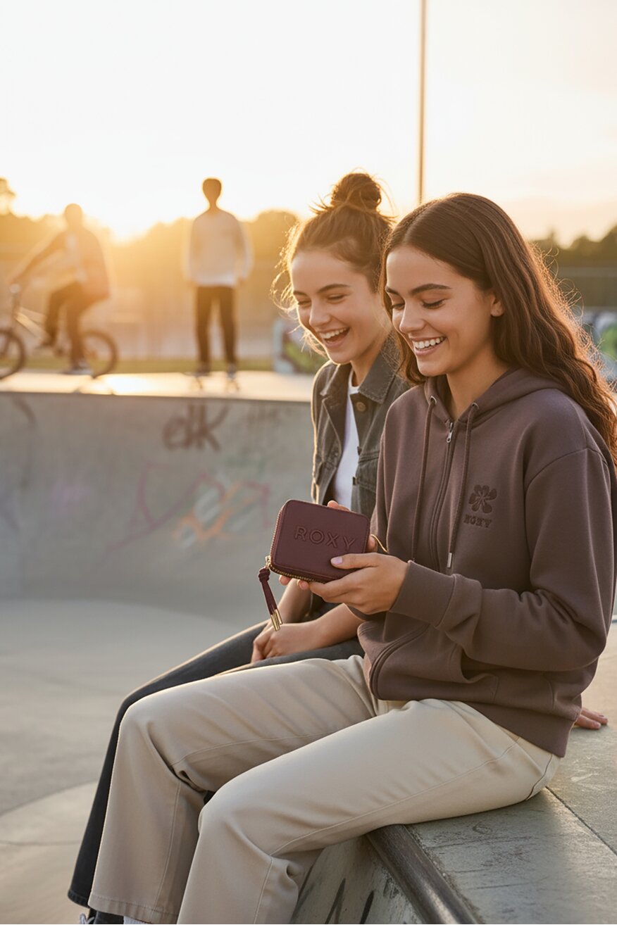 
                Női pénztárca ROXY BORDÓ - 5906751366691