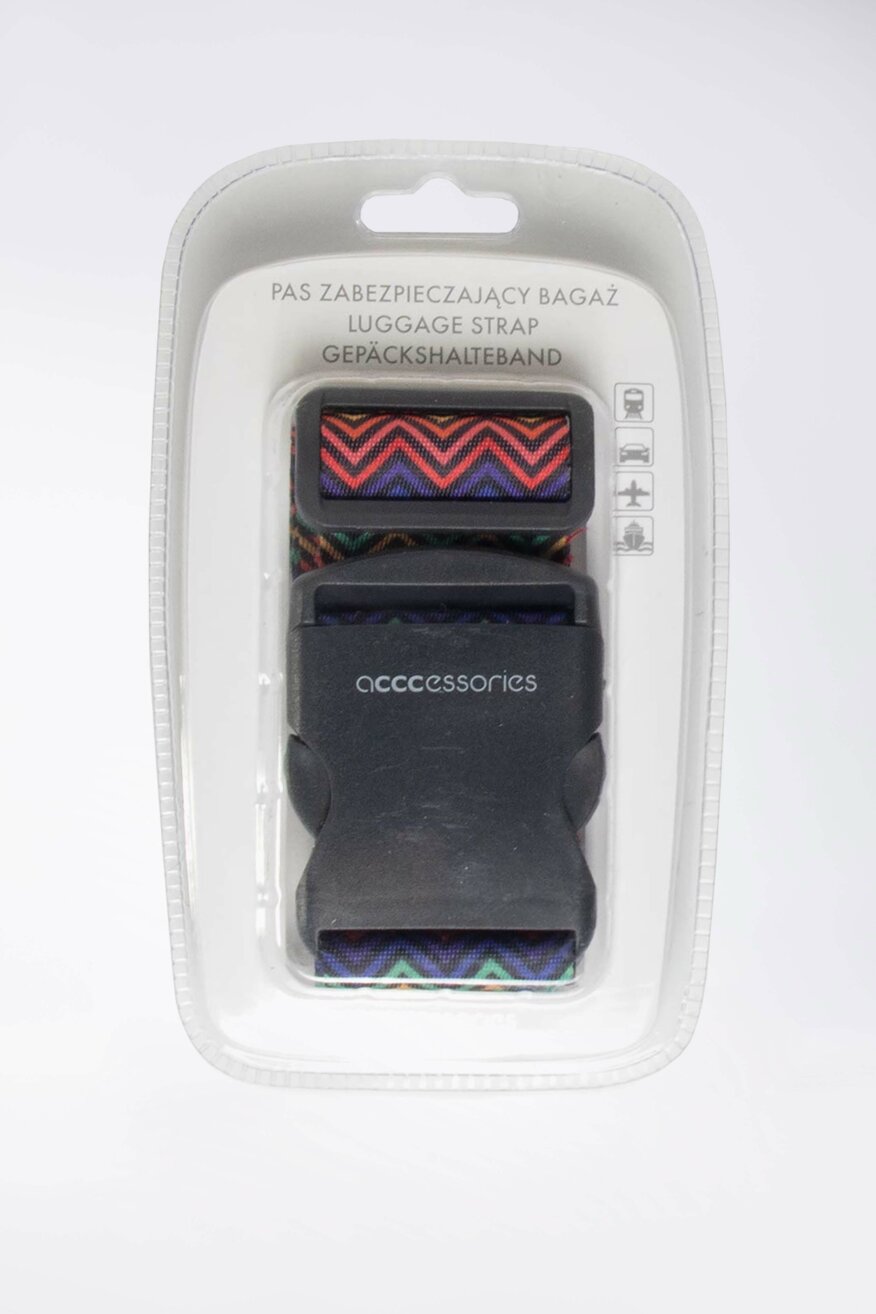 
                ACCCESSORIES - Pas do zabezpieczenia bagażu kolorowy - 5903419593352