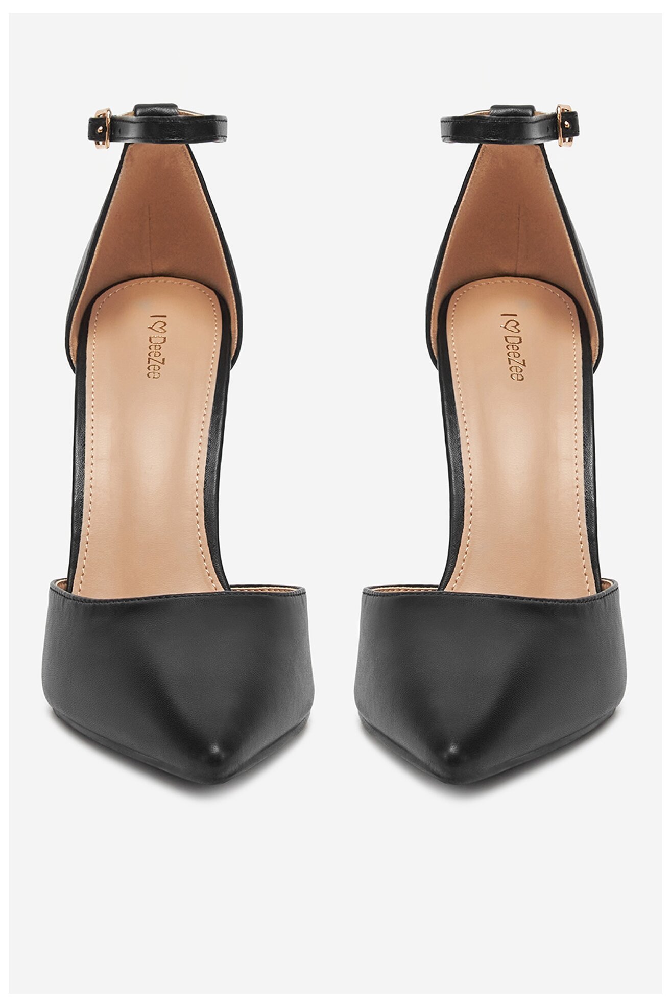 Pantofi cu toc DeeZee HT88745-25 NEGRU