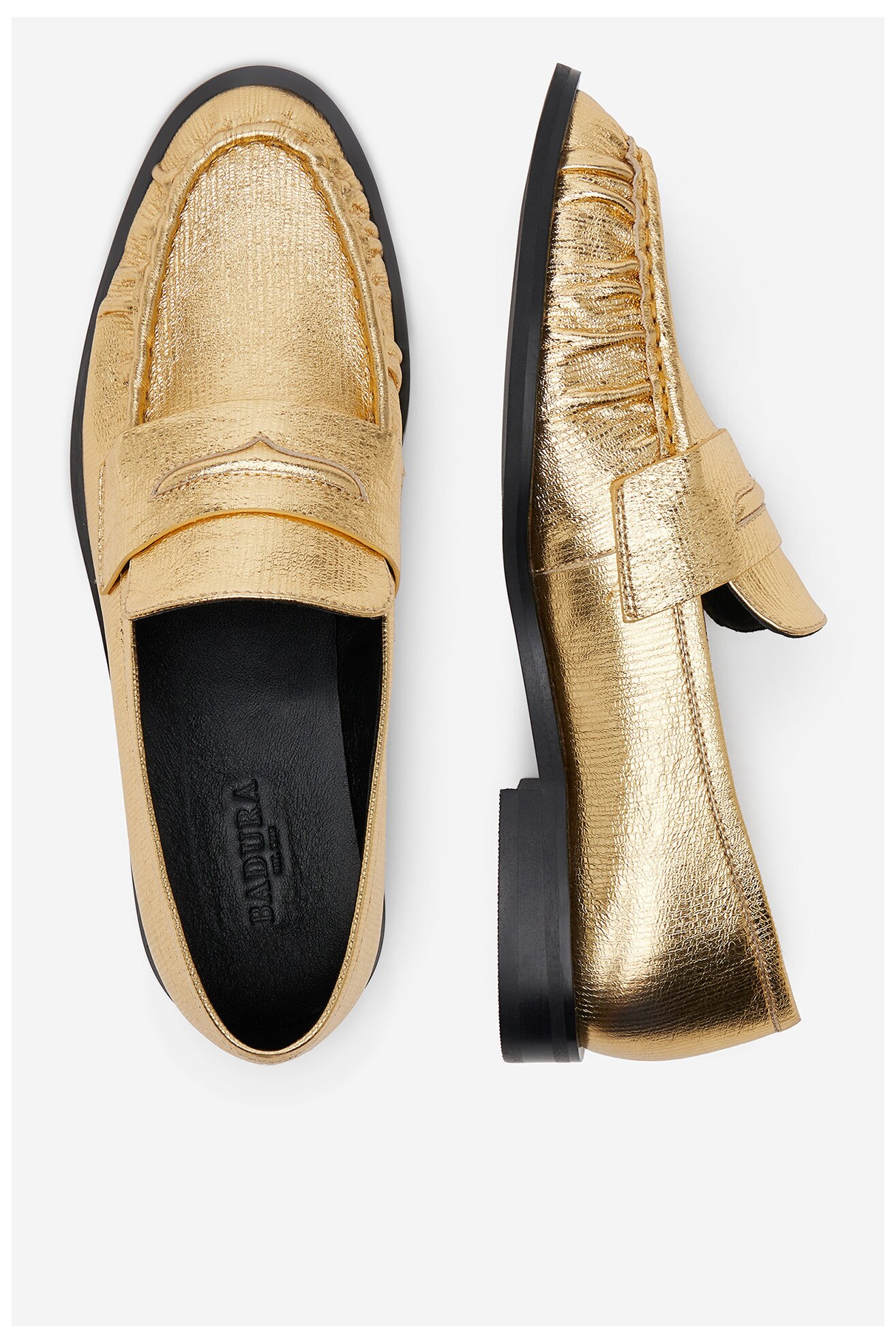 Mokasyn Badura LILAC-SLT152SK Złoty
