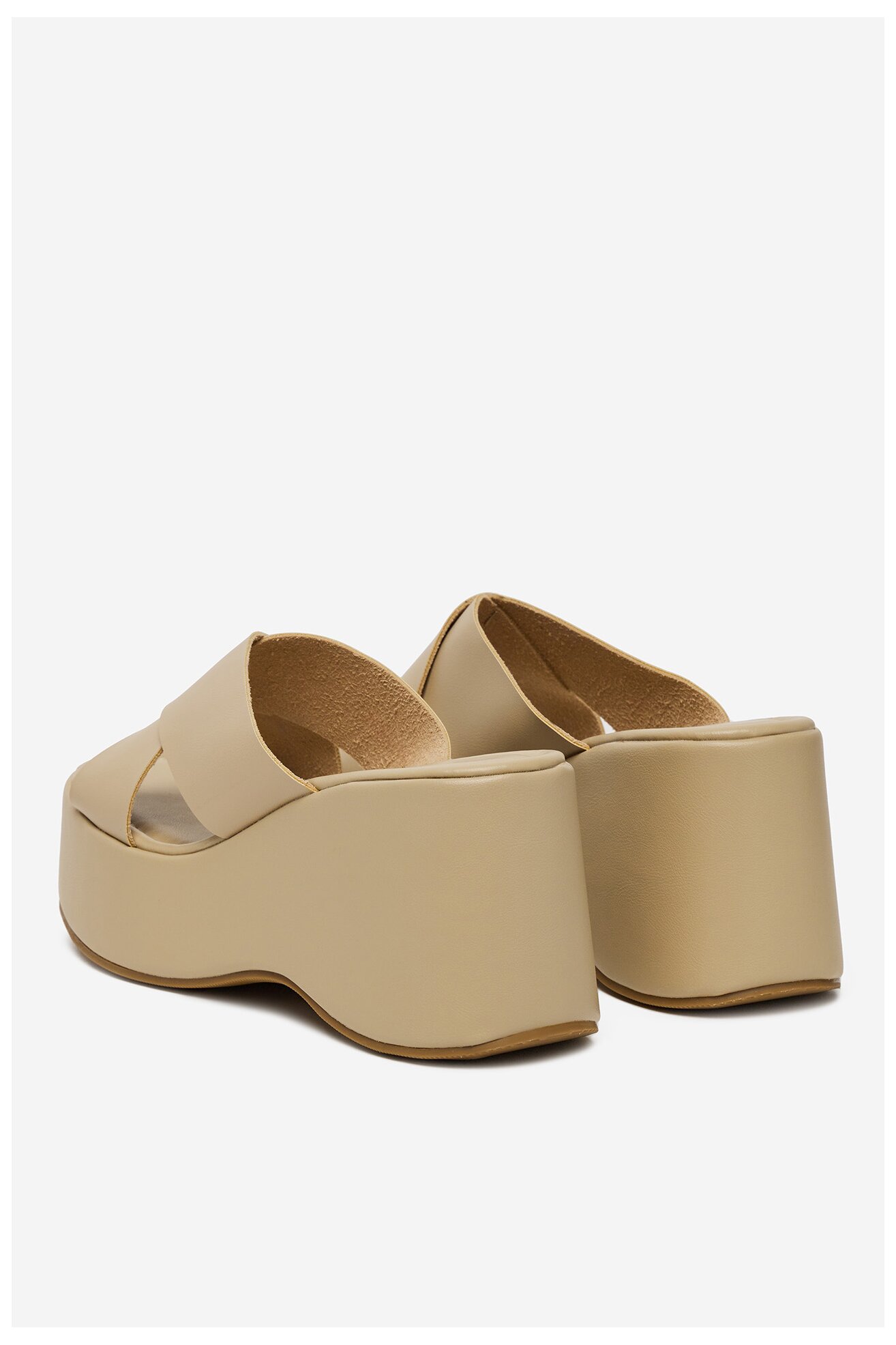 Klapki DeeZee F22067-4 Beżowy