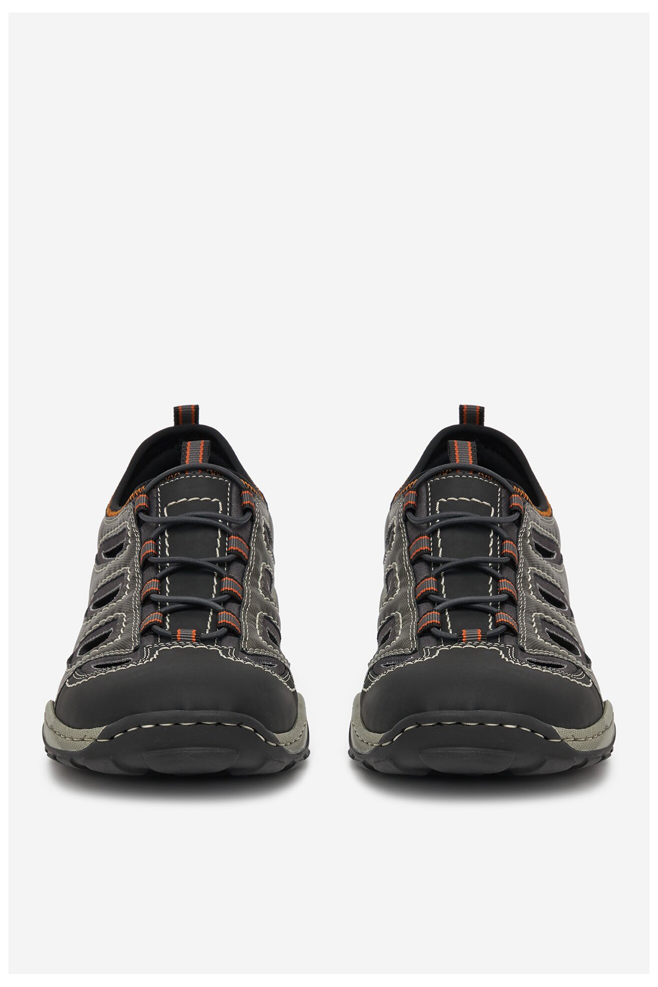 Sandały Rieker 08065-02 Szary