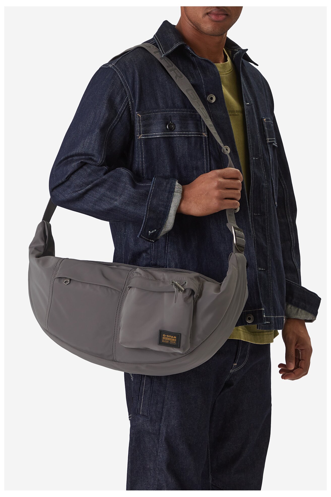 Férfi táska G-STAR RAW C-XC8777 SÖTÉTSZÜRKE