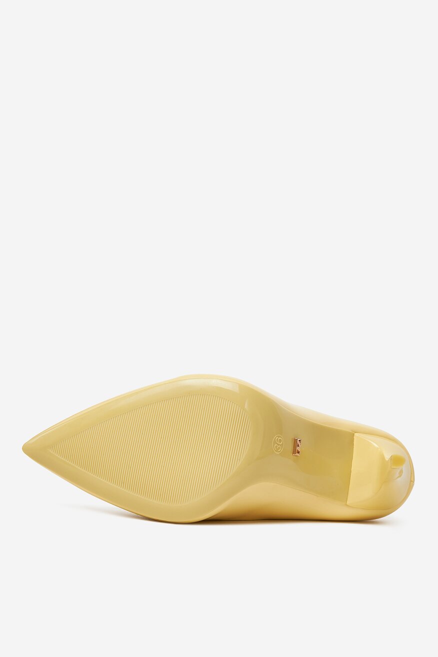 Pantofi cu toc DeeZee GALBEN - 5906751091401