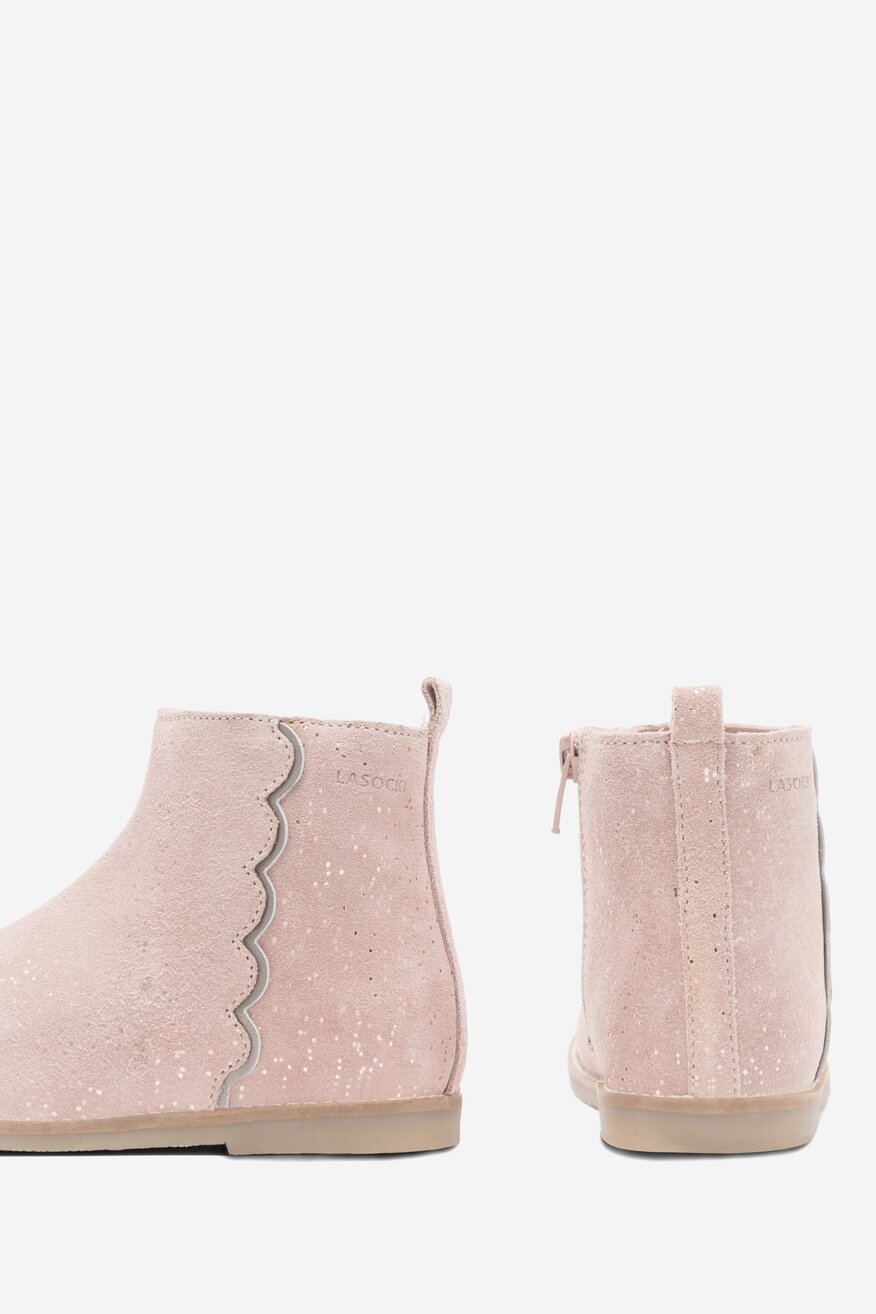 Lasocki Kids - Botki skórzane ocieplane - 5905588147244