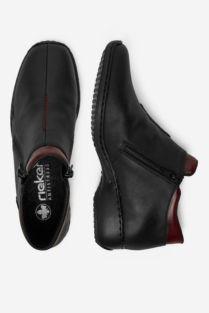 Ghete Rieker NEGRU - 2230083230317