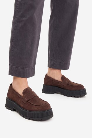 Мокасини G-STAR RAW EO-HAYAT-9001-25 ТЕМНО-КОРИЧНЕВИЙ