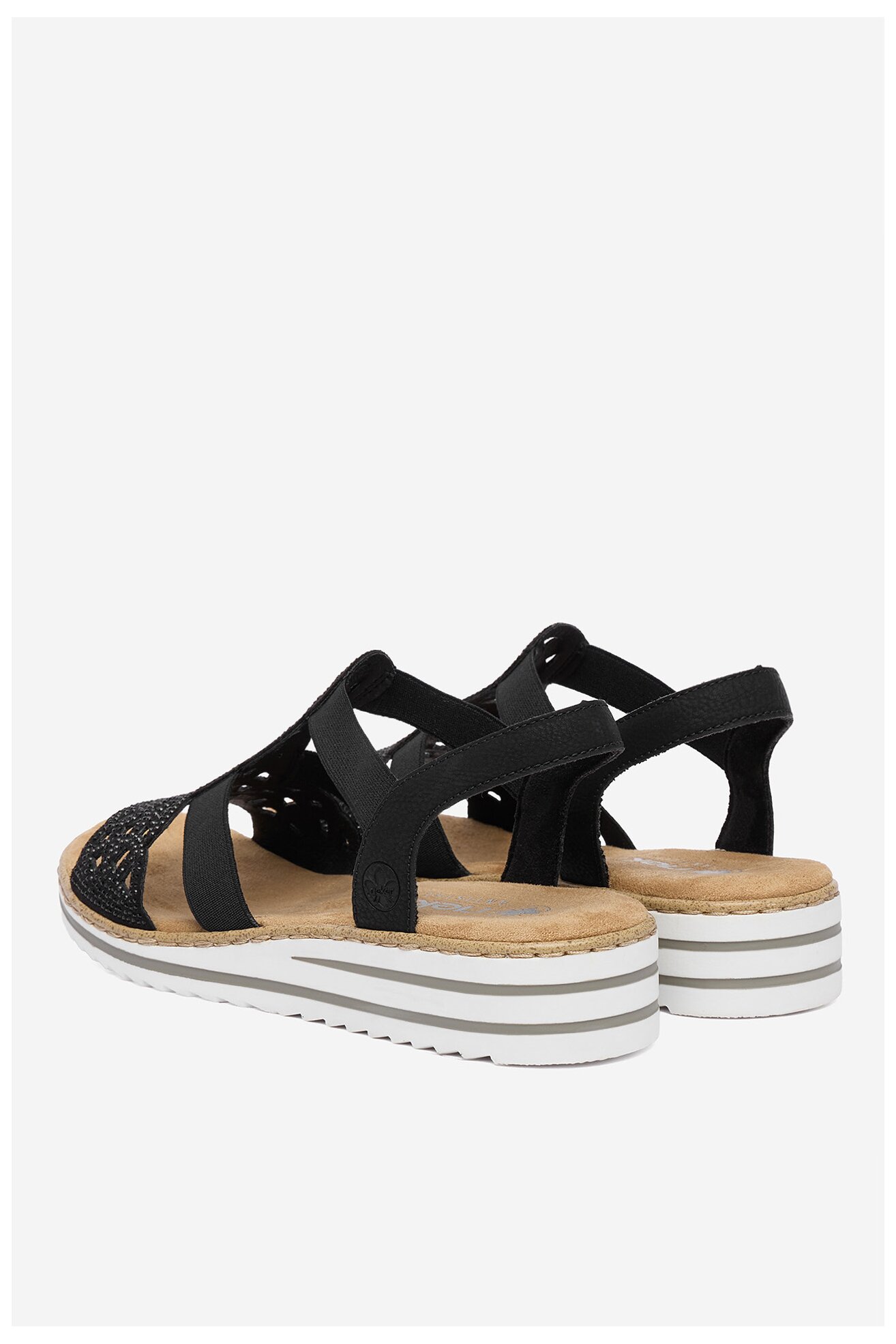 Sandały Rieker CEO-V0646-00 Czarny